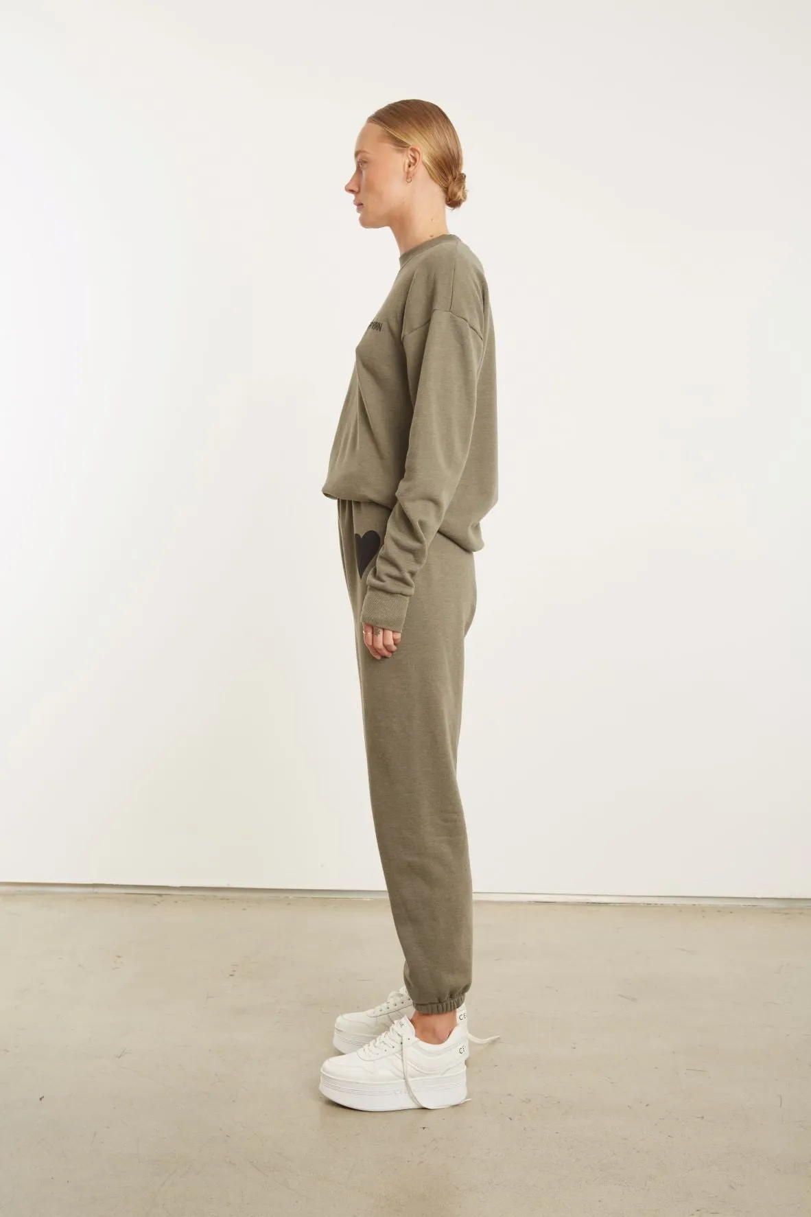 Moss Heart Sweatpants sold by SPRWMN product image thumbnail 4