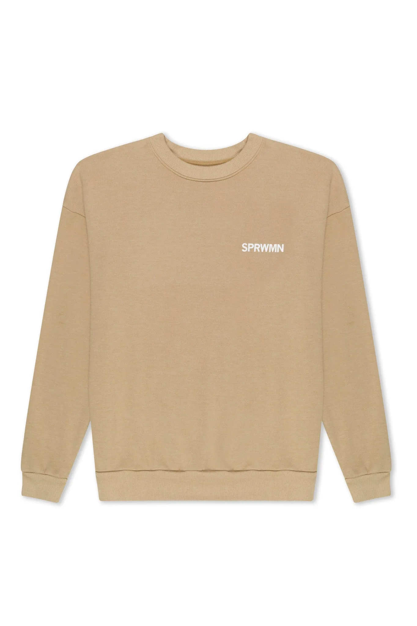 Light Khaki Logo Sweatshirt sold by SPRWMN product image thumbnail 2