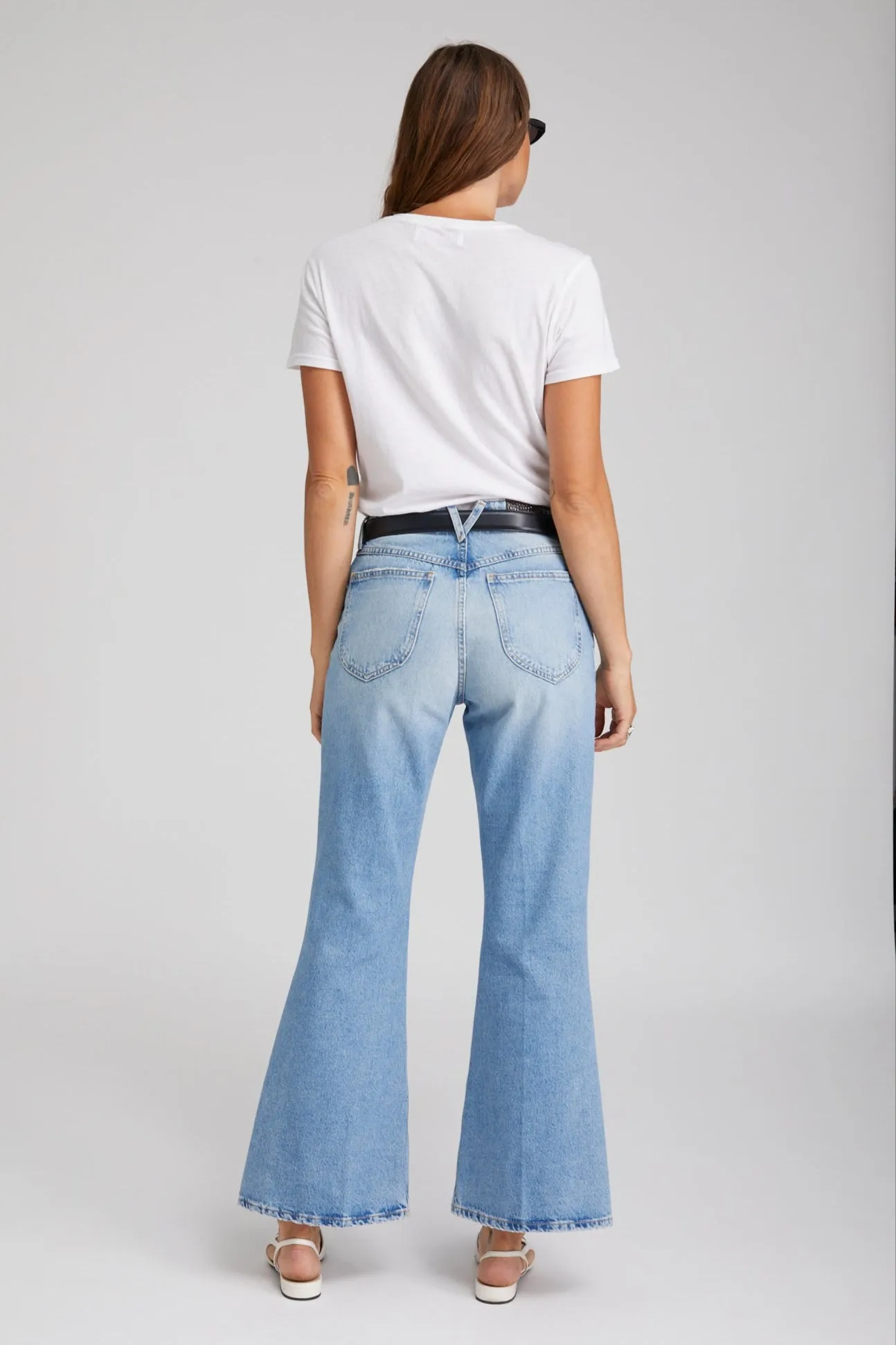 Boyfriend Flare Denim sold by SPRWMN product image thumbnail 4