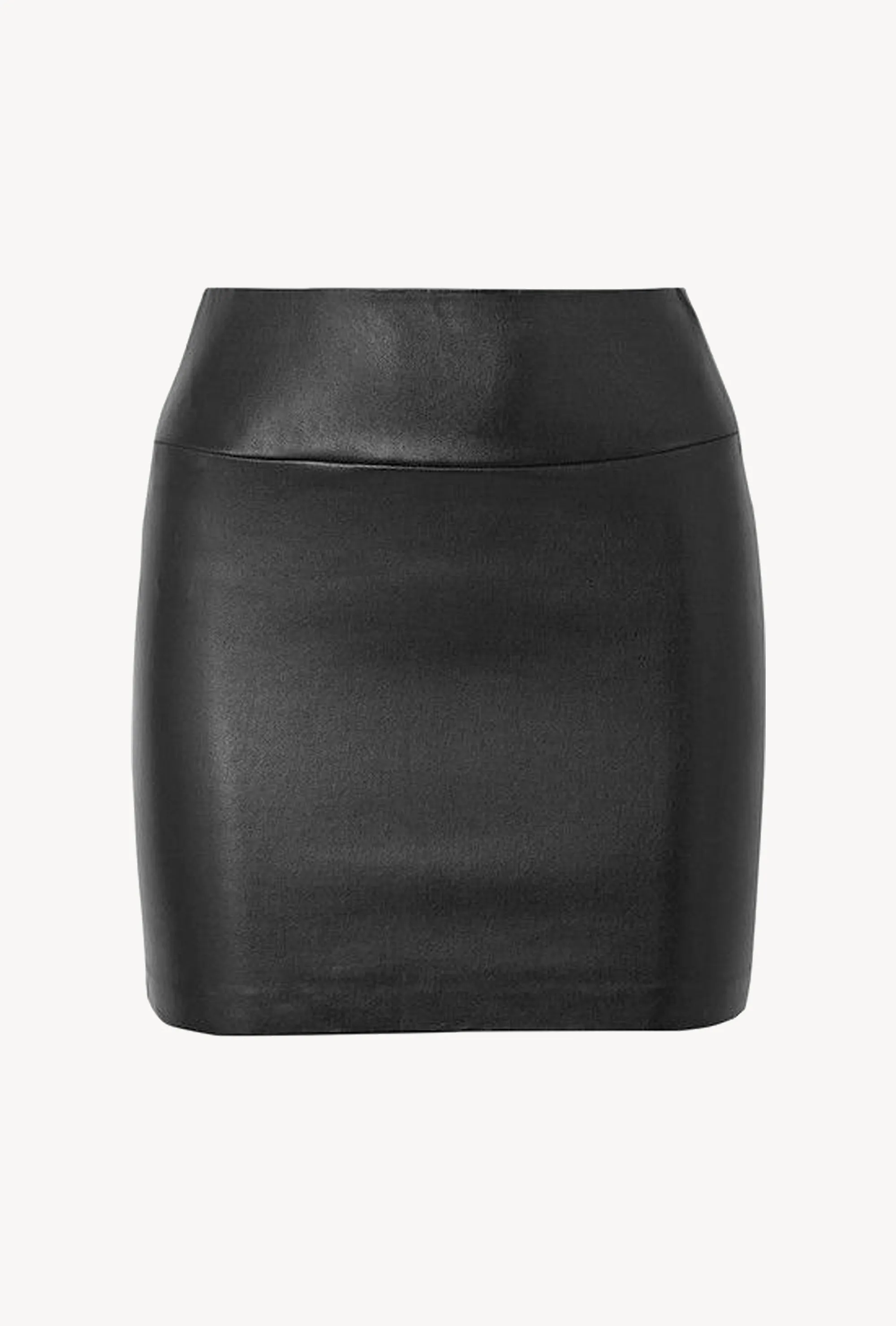 Black Leather Mini Skirt sold by SPRWMN product image thumbnail 2