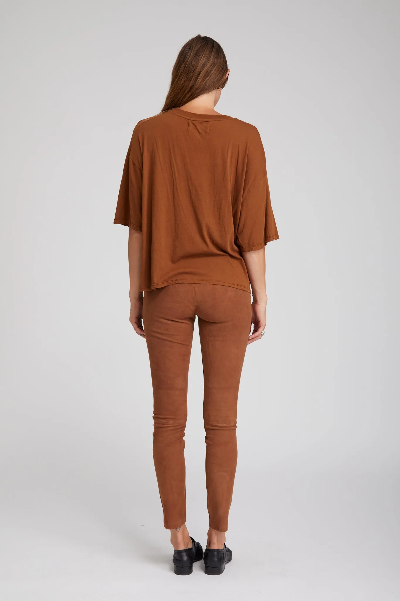 Dark Cognac Suede Ankle sold by SPRWMN product image thumbnail 3