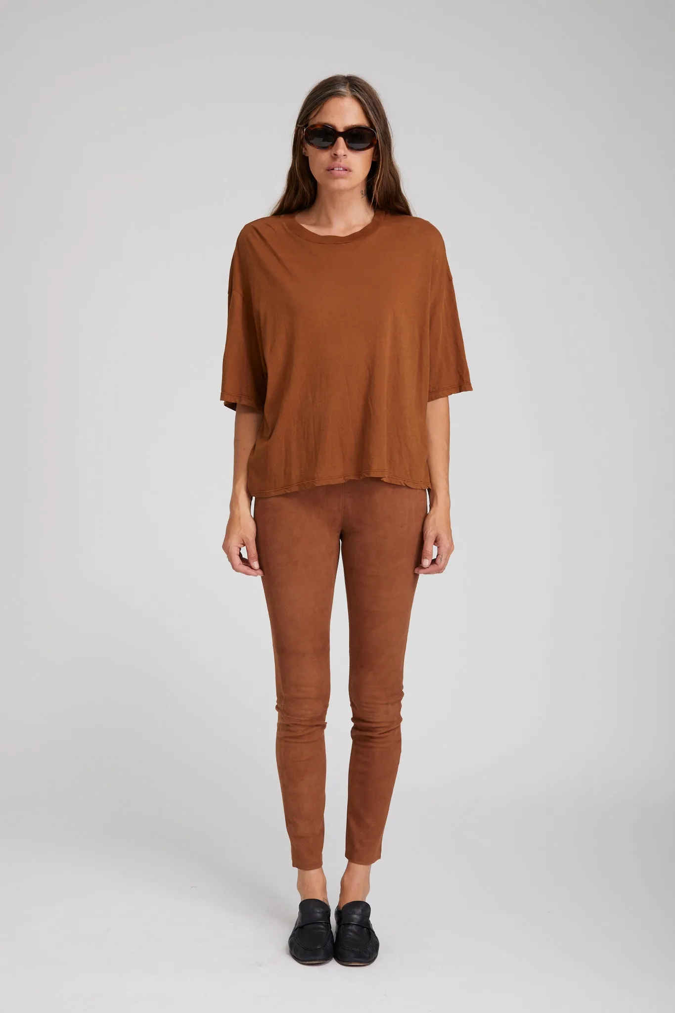 Dark Cognac Suede Ankle sold by SPRWMN product image thumbnail 2