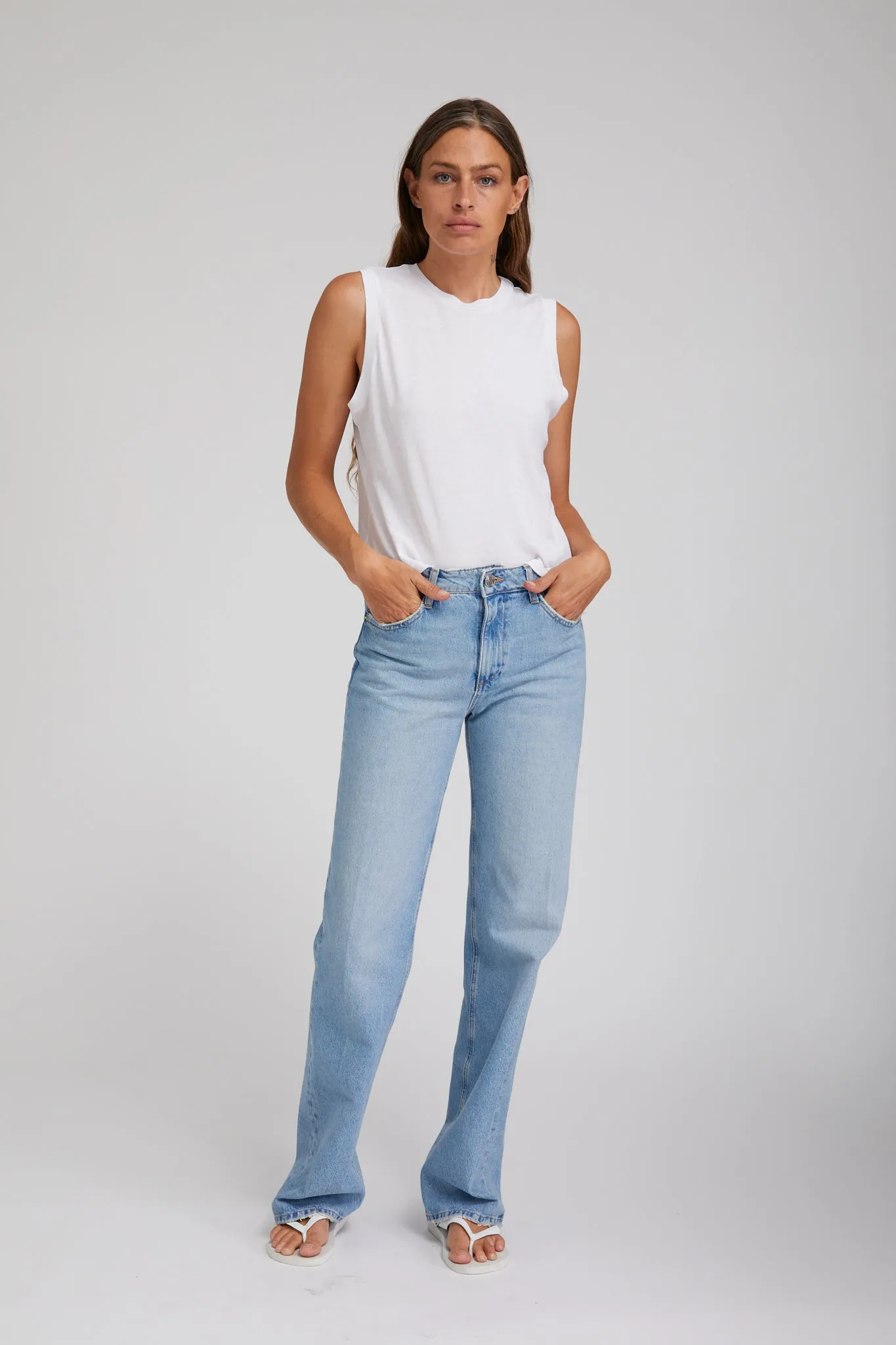 Victoria Loose Straight Denim sold by SPRWMN product image thumbnail 5