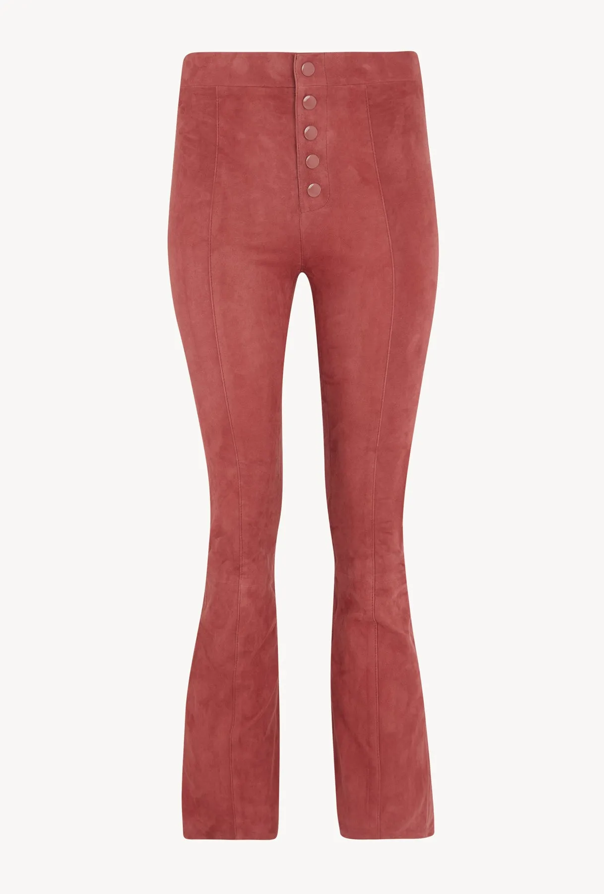 Suede Front Snap Ankle Flare Leggings sold by SPRWMN product image thumbnail 5