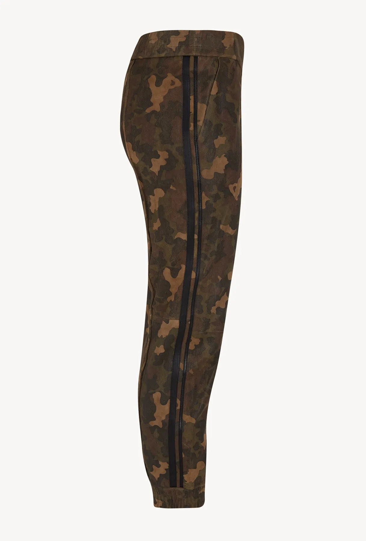 Camouflage Leather Cuffed Jogger sold by SPRWMN product image thumbnail 2