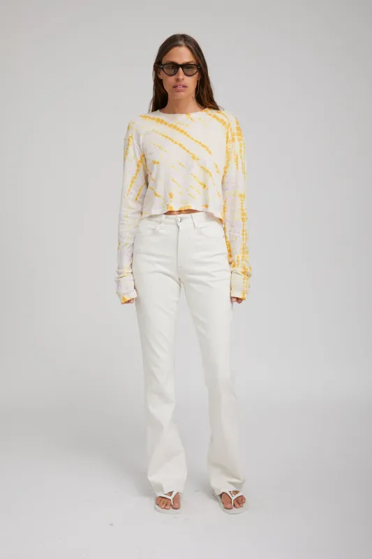 Long Sleeve Tee Marigold Marble sold by SPRWMN