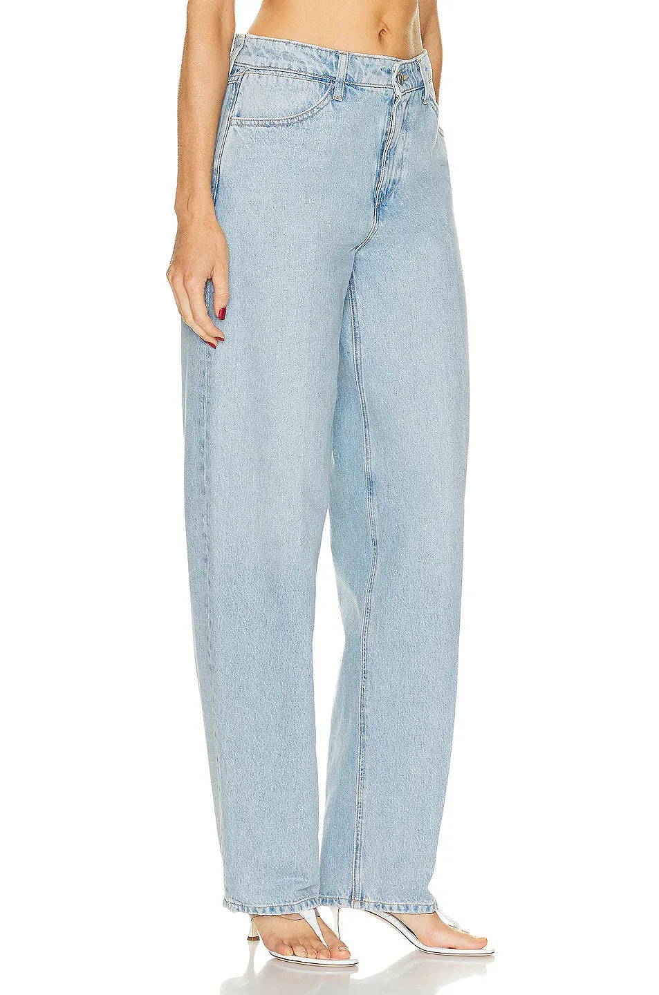 Wide Leg Tapered Denim sold by SPRWMN product image thumbnail 2