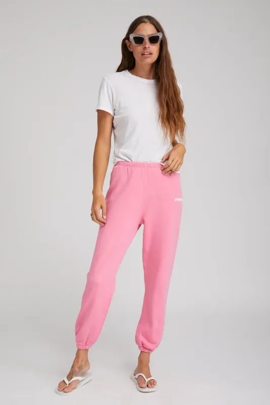Rose Cotton Logo Sweatpant sold by SPRWMN