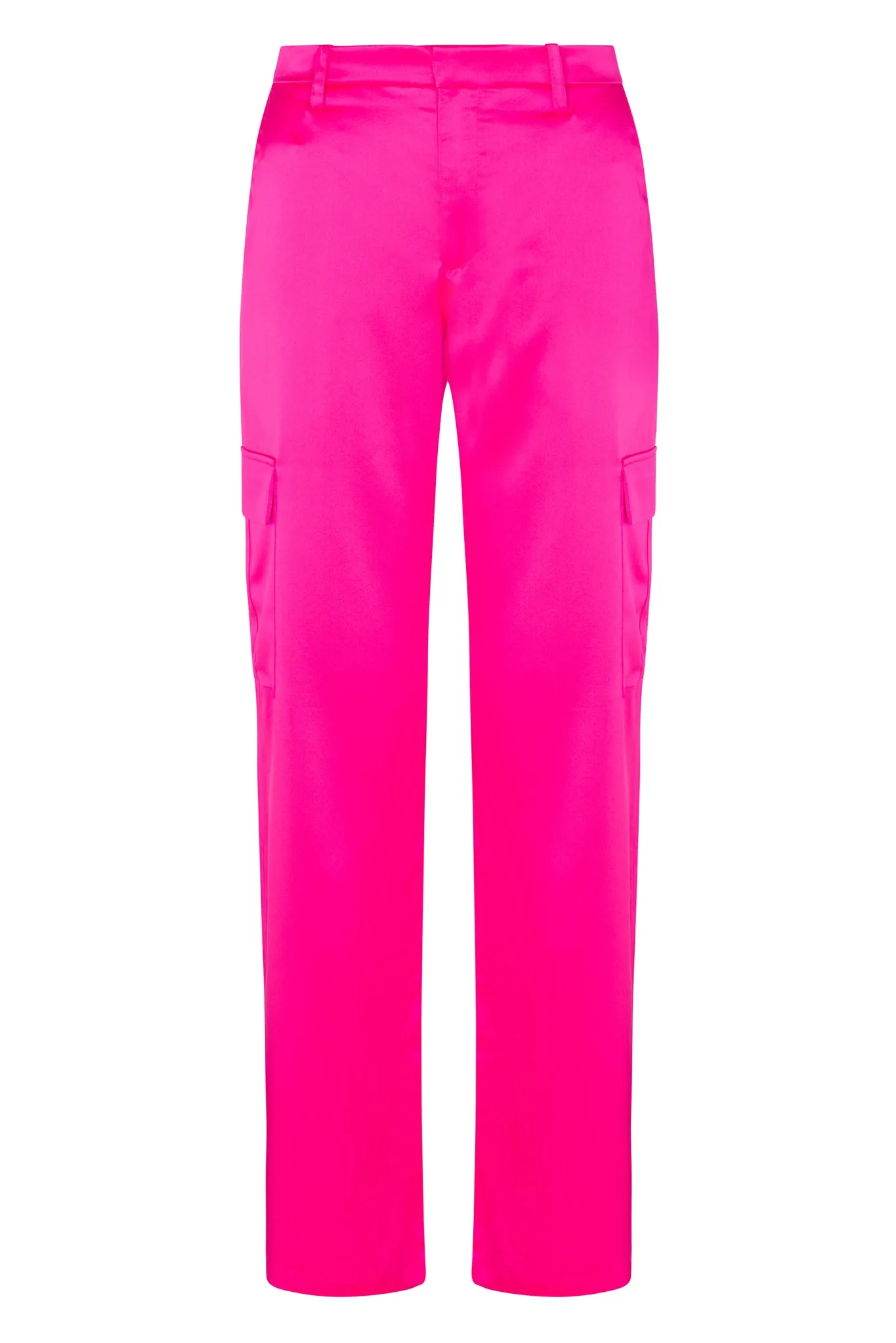 Fuchsia Silk Baggy Cargo Pants sold by SPRWMN product image thumbnail 2