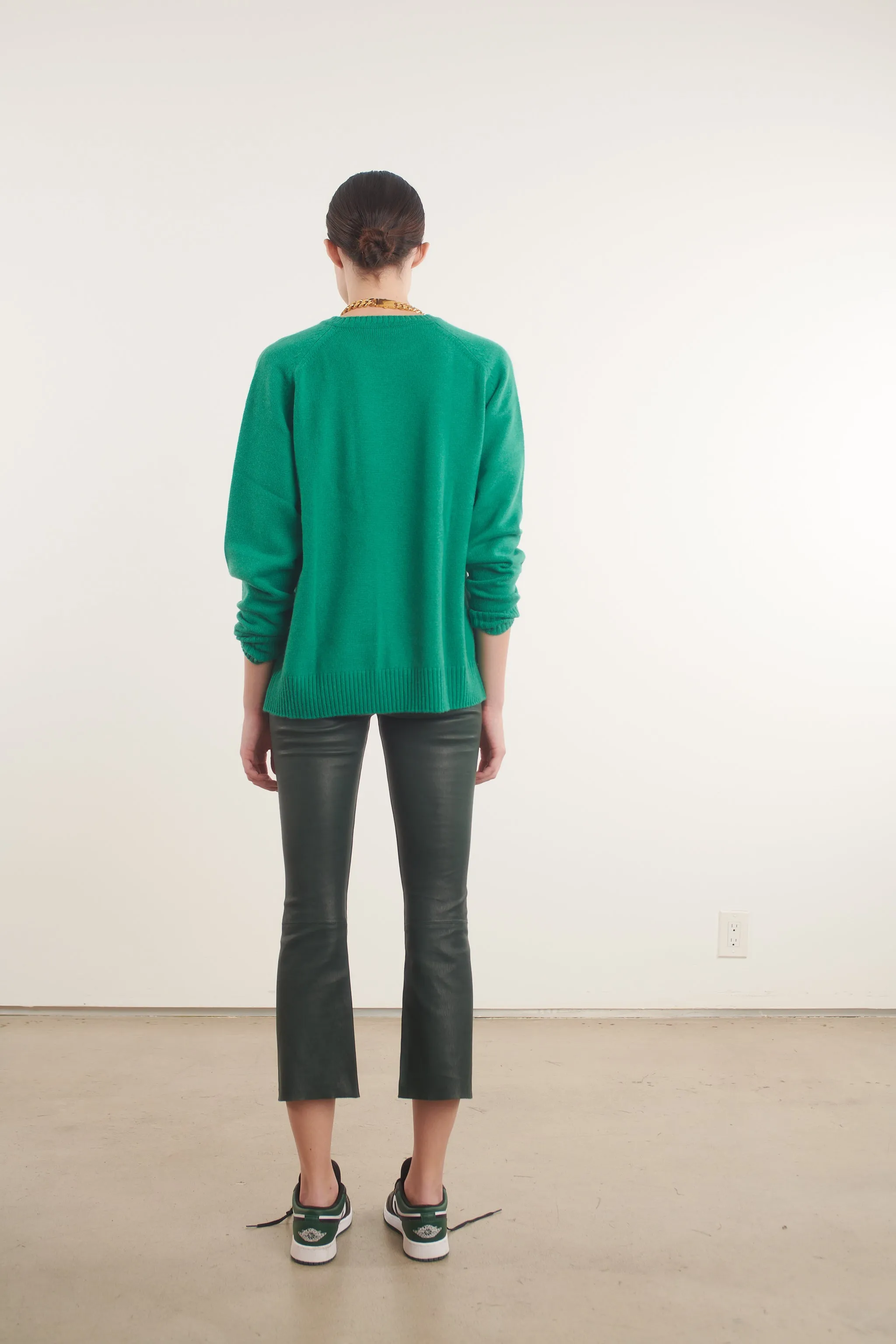 Jade Cashmere Boyfriend Sweater sold by SPRWMN product image thumbnail 4
