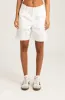 White Poplin Shorts sold by SPRWMN