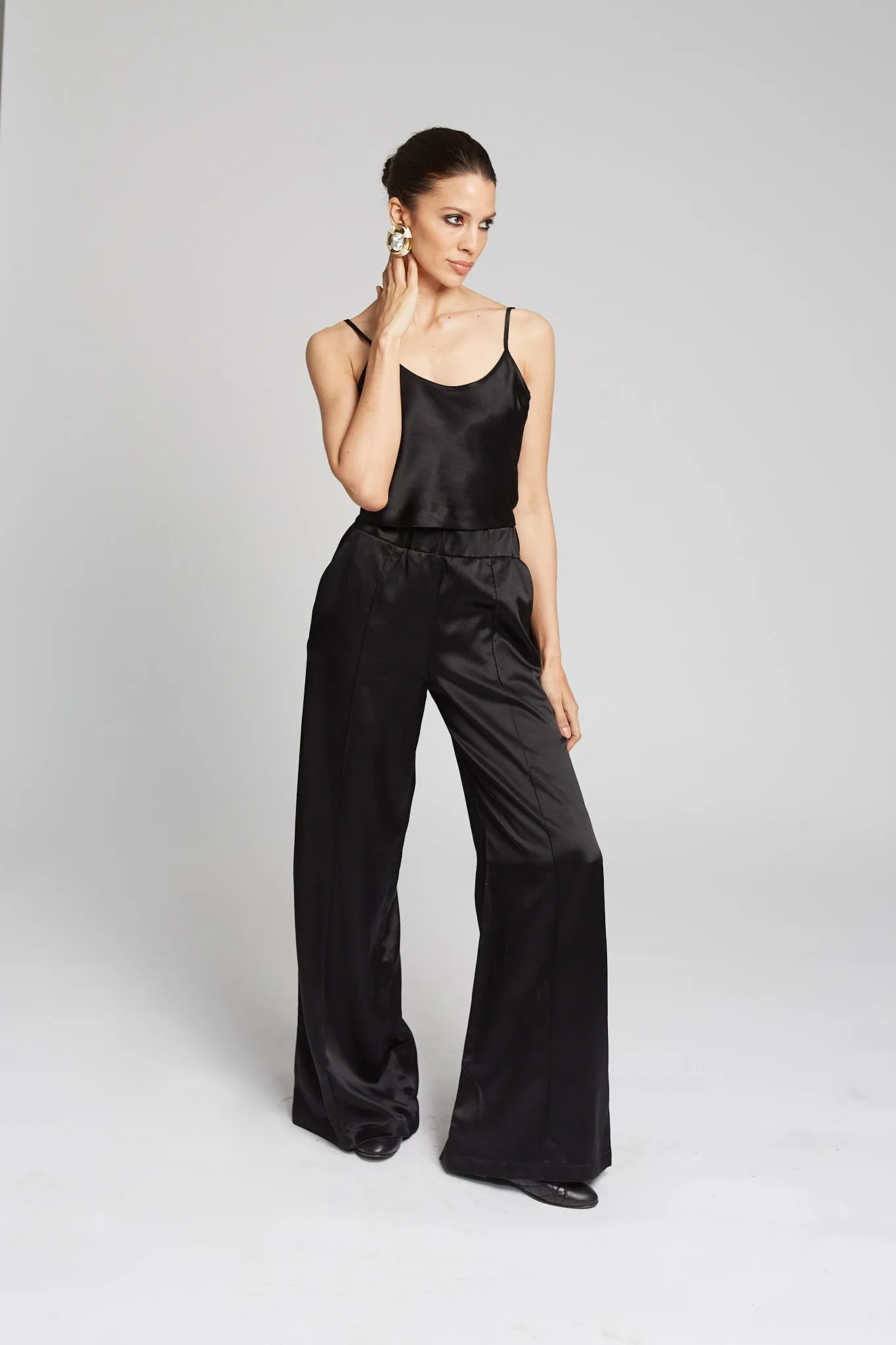 Cropped Silk Cami sold by SPRWMN product image thumbnail 3