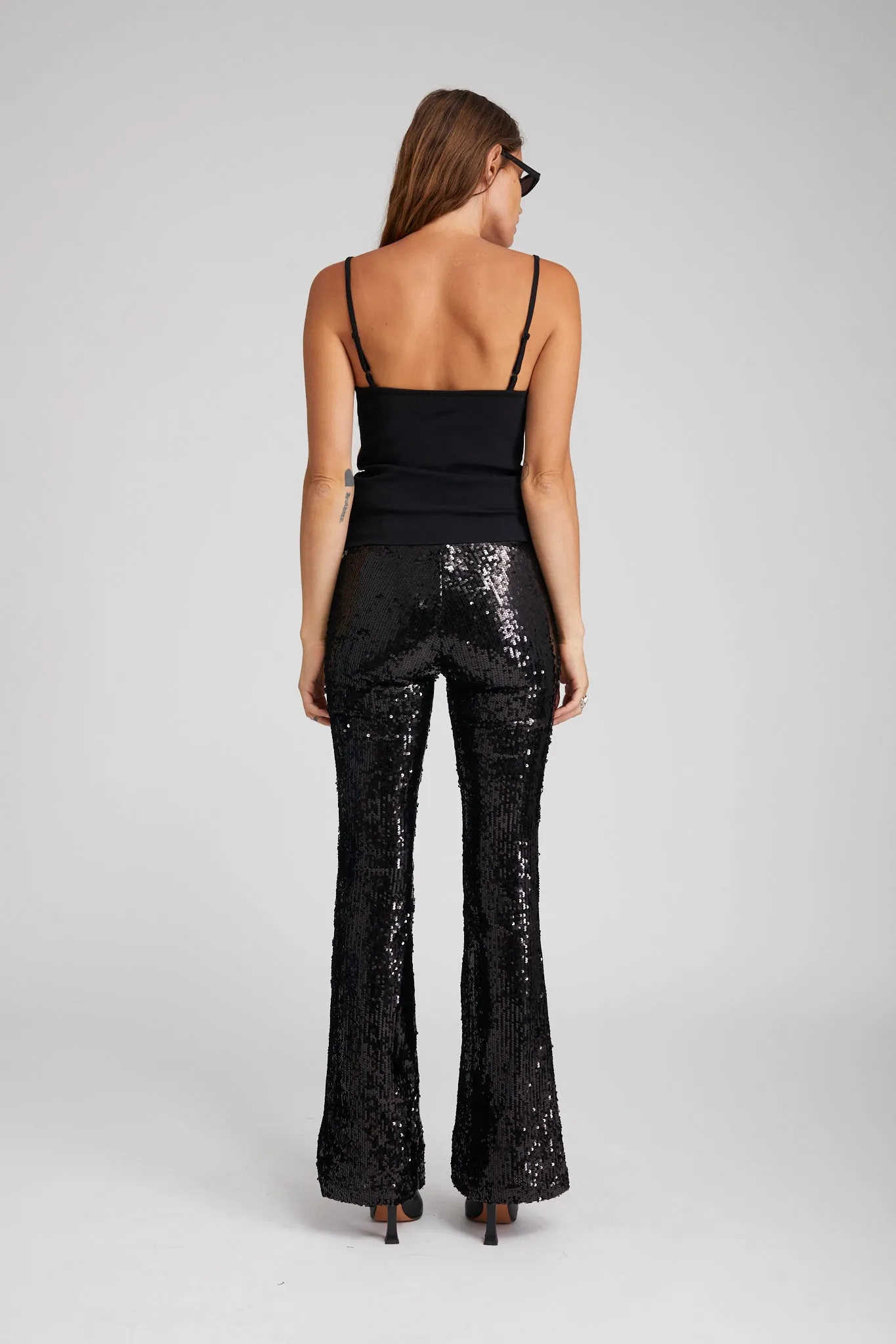 Sequin Micro Flare Pant sold by SPRWMN product image thumbnail 4