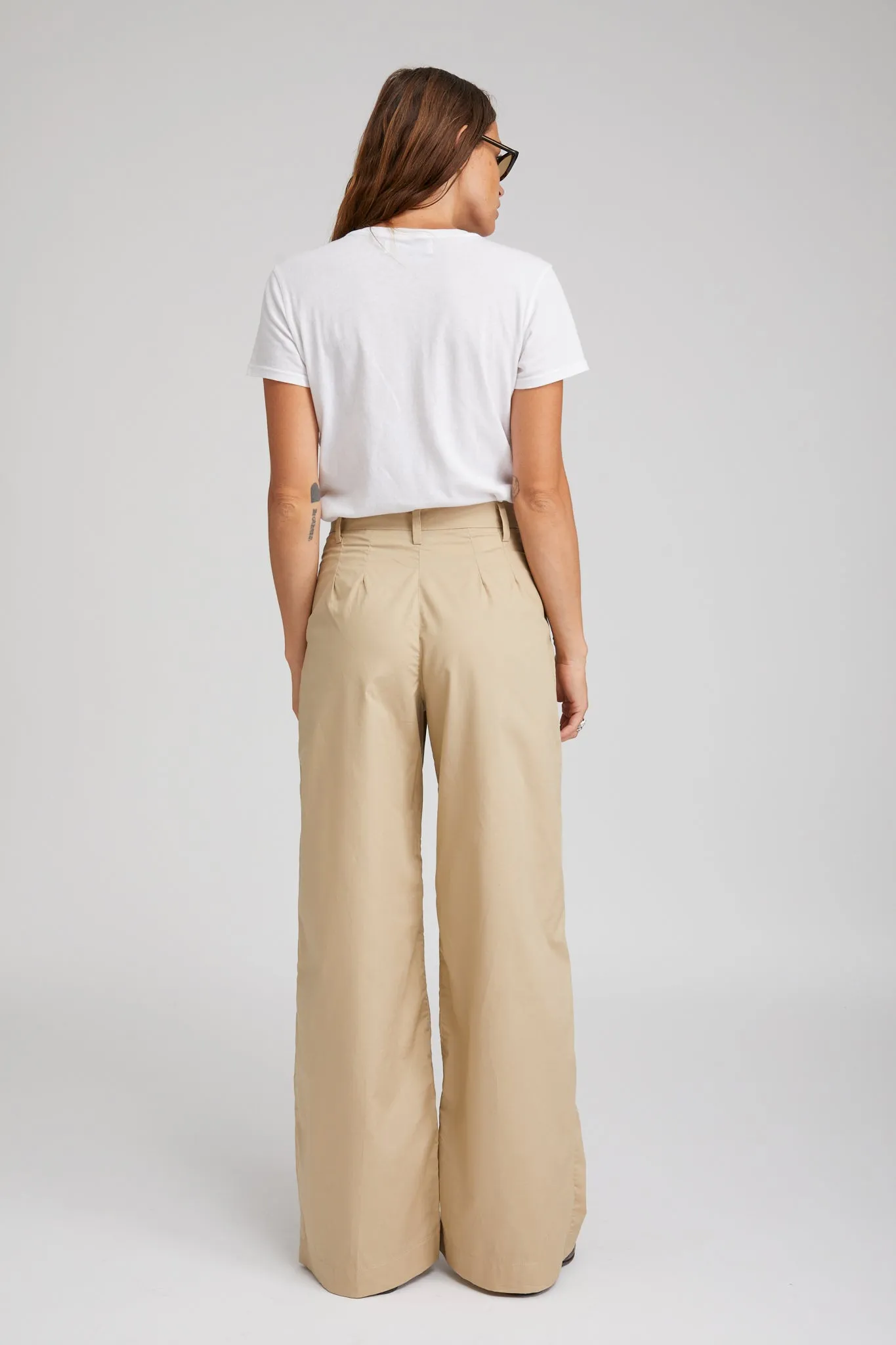 Cotton Poplin Pleated Trousers sold by SPRWMN product image thumbnail 3