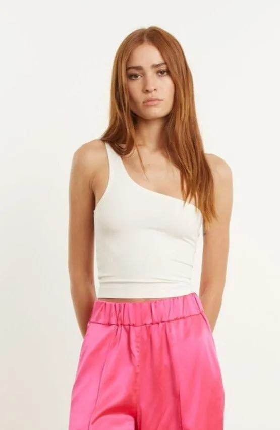Off White City One Shoulder Top sold by SPRWMN