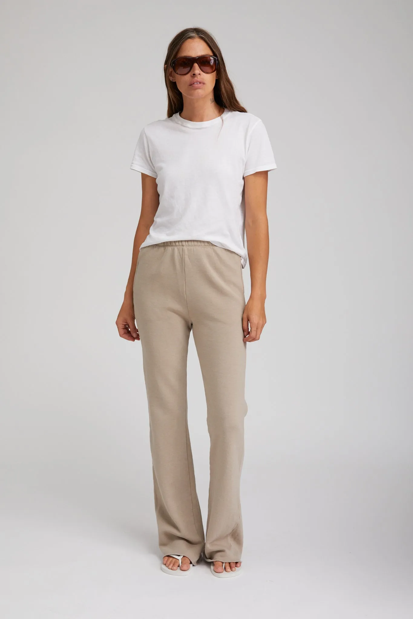 Light Khaki Straight Leg Sweatpants sold by SPRWMN product image thumbnail 2