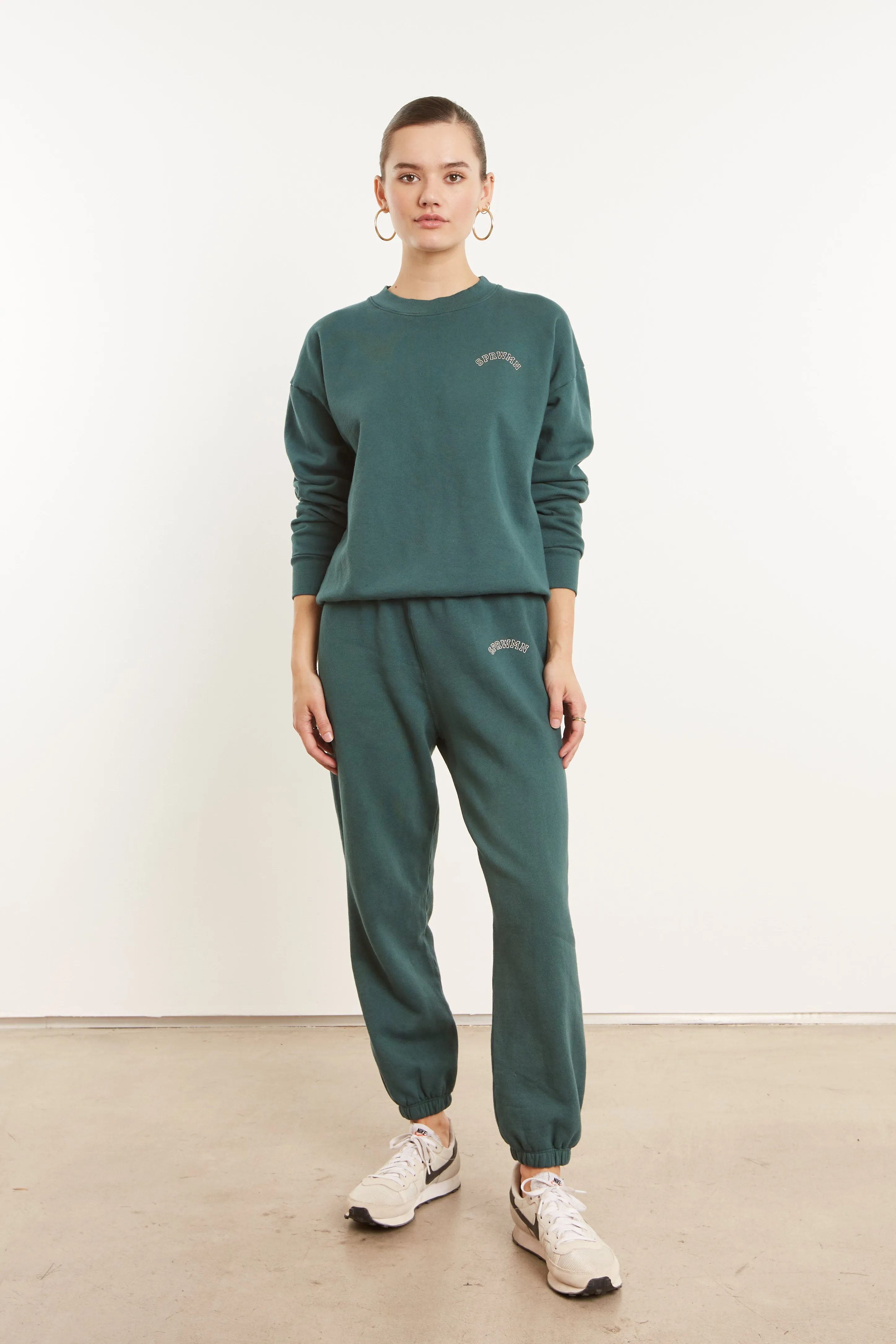 Pine Cotton College Logo Sweatpants sold by SPRWMN