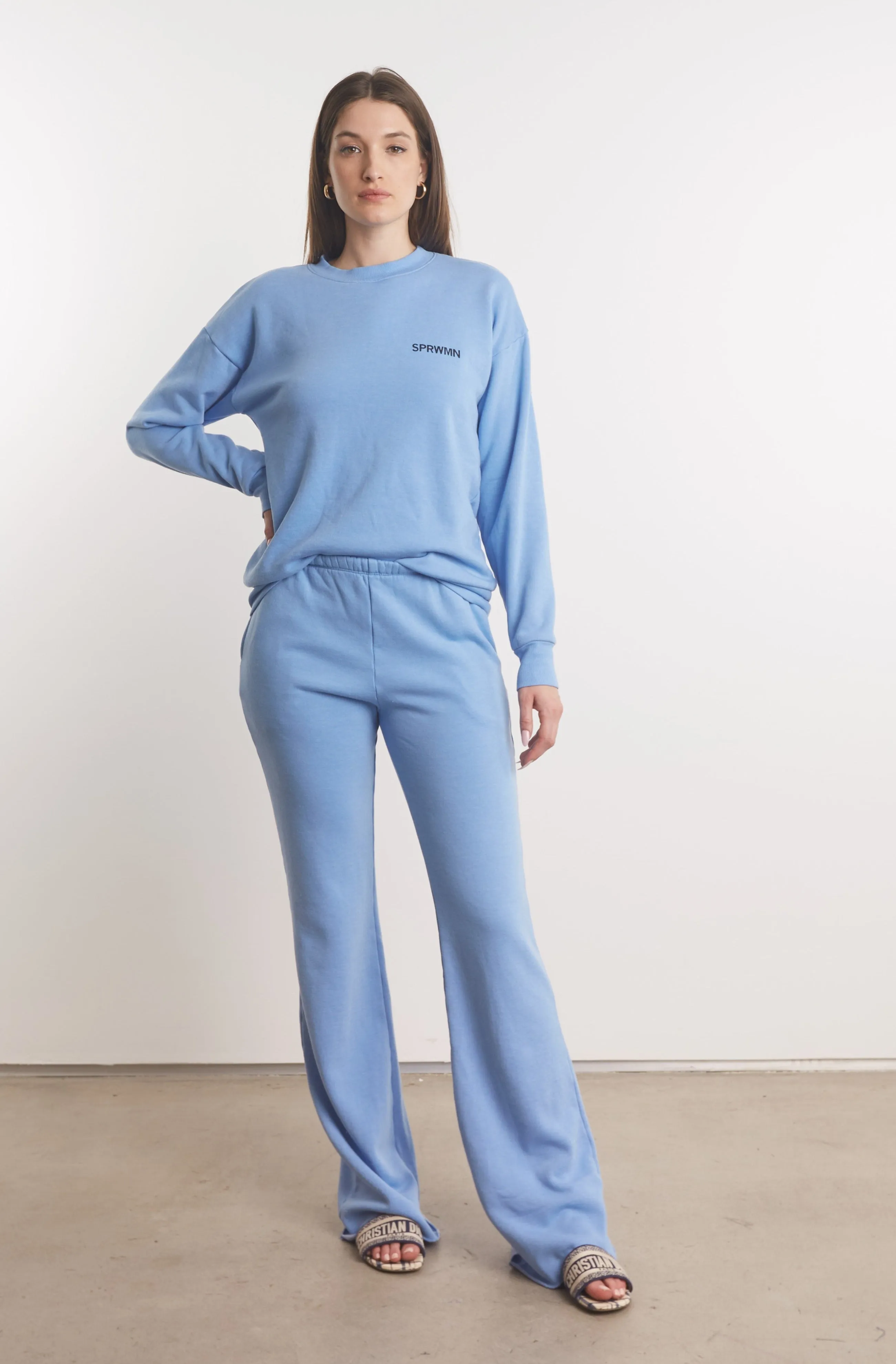 Sky Logo Sweatshirt sold by SPRWMN product image thumbnail 5