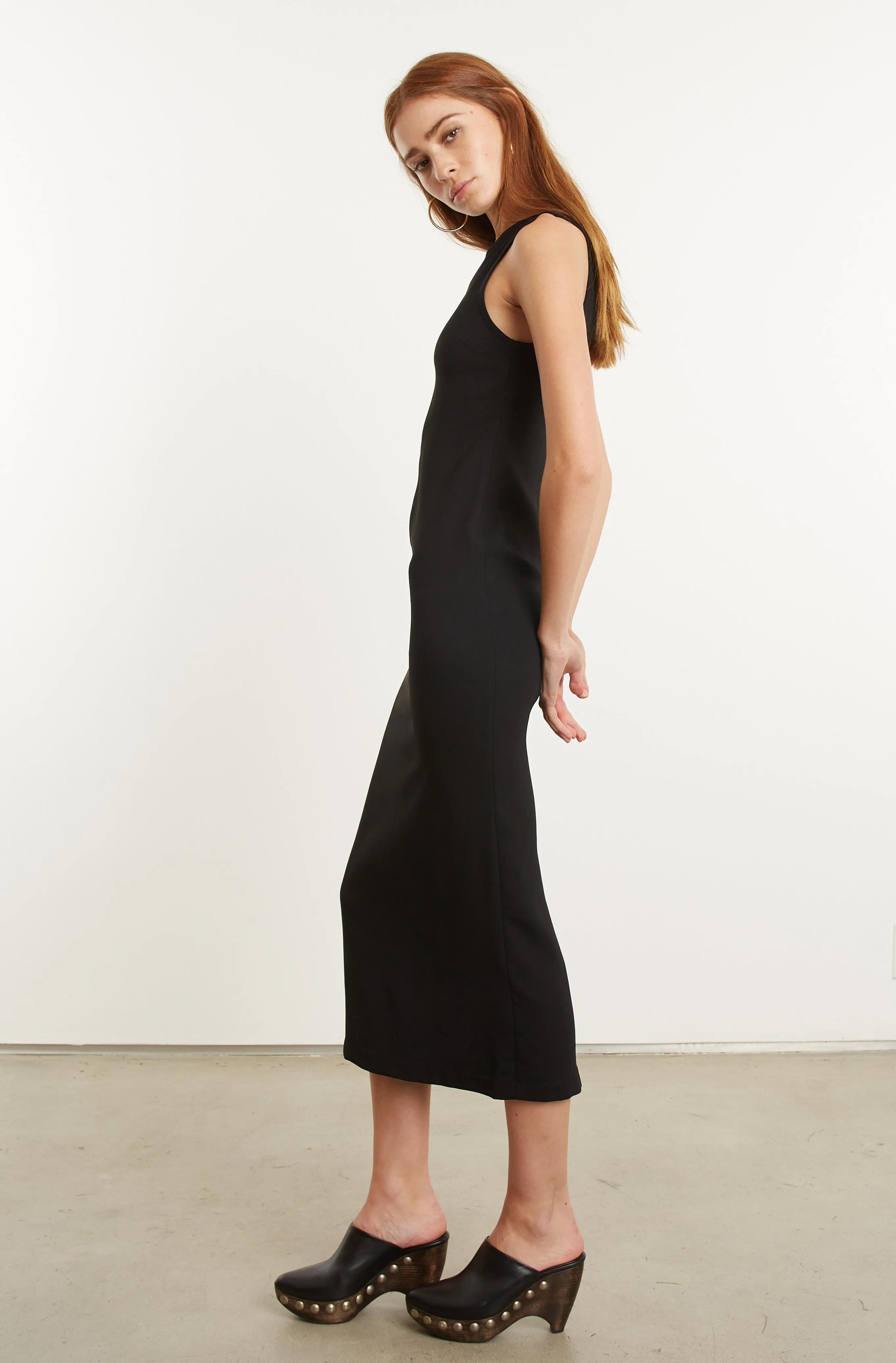 Black Audrey Maxi Dress sold by SPRWMN product image thumbnail 4