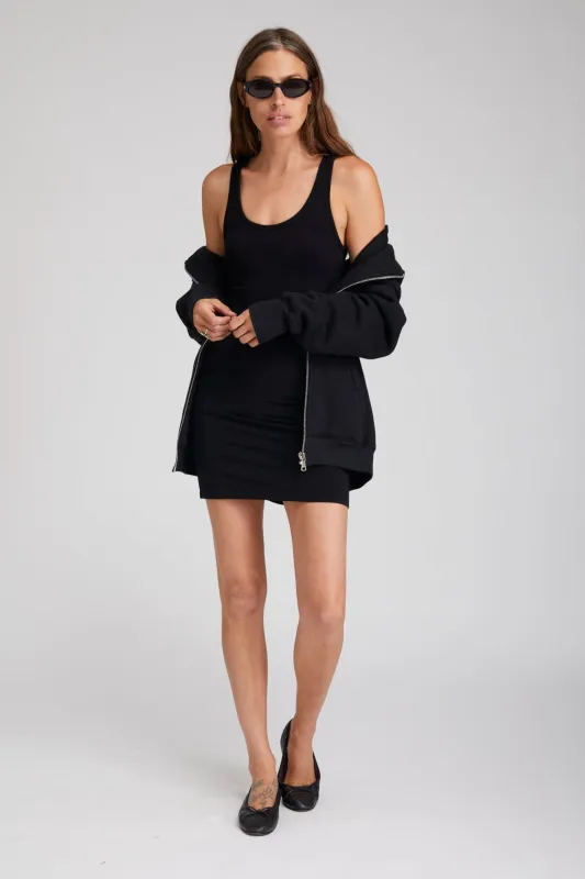 Black City Tank Mini Dress sold by SPRWMN