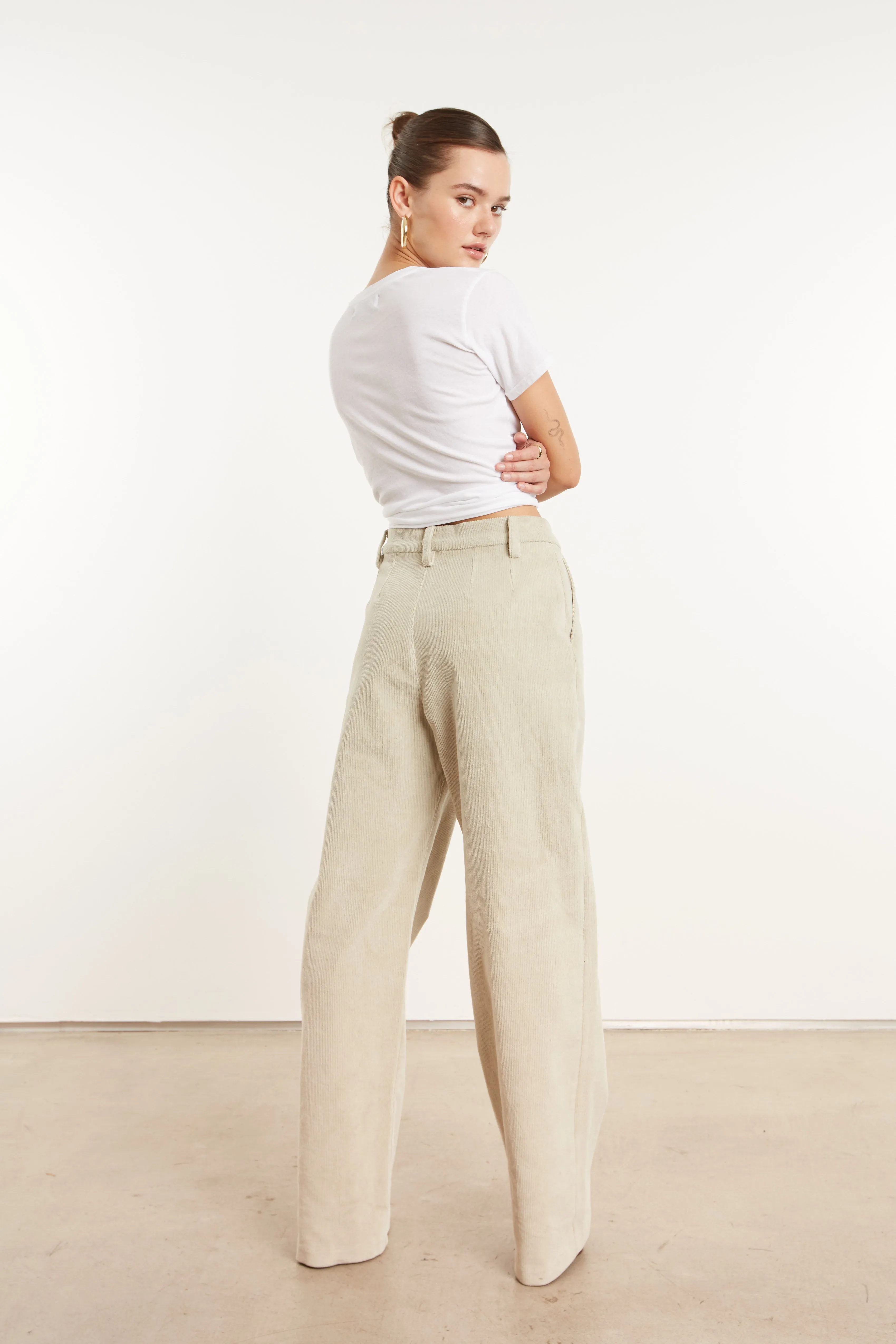 Sable Corduroy Trousers sold by SPRWMN product image thumbnail 4
