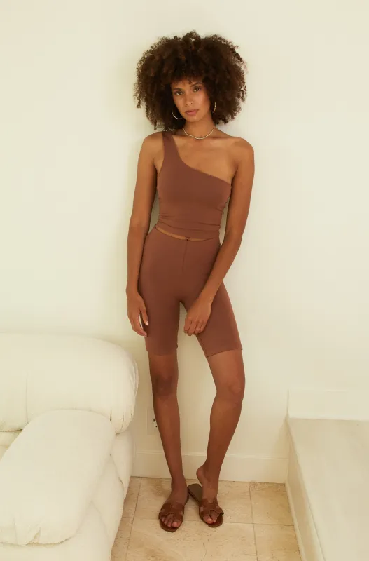 Cinnamon City Biker Shorts made by SPRWMN