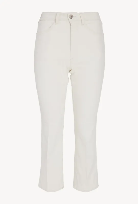 Earhart Crop Flare Denim made by SPRWMN