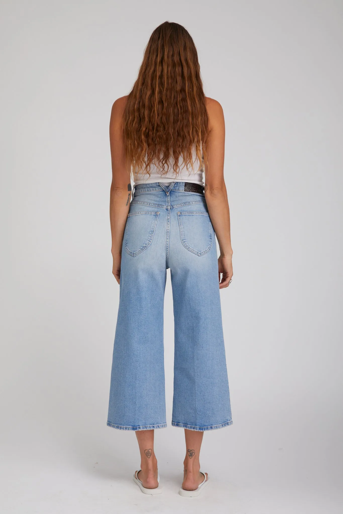 Denim Culotte Pants sold by SPRWMN product image thumbnail 3