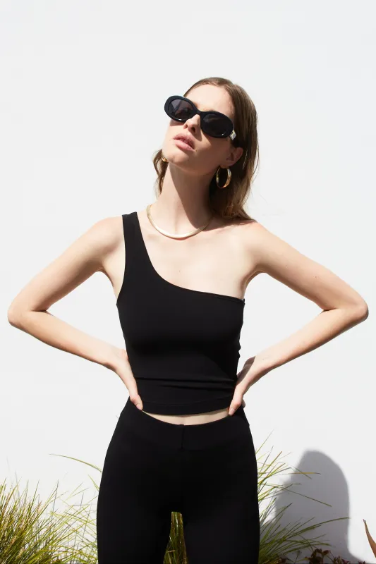 City One Shoulder Top sold by SPRWMN