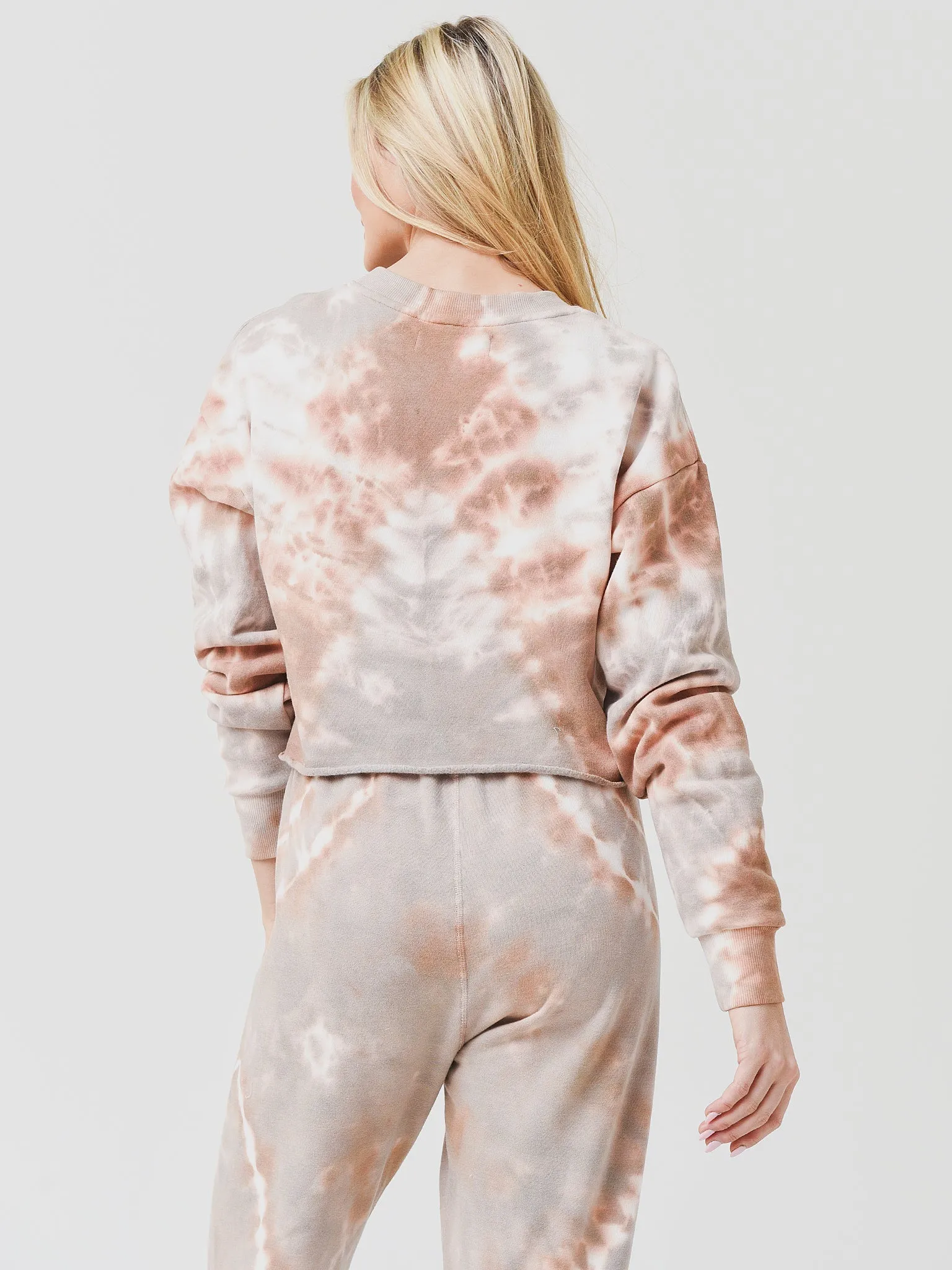 Desert Dusk Cotton Cropped Logo Sweatshirt sold by SPRWMN product image thumbnail 4