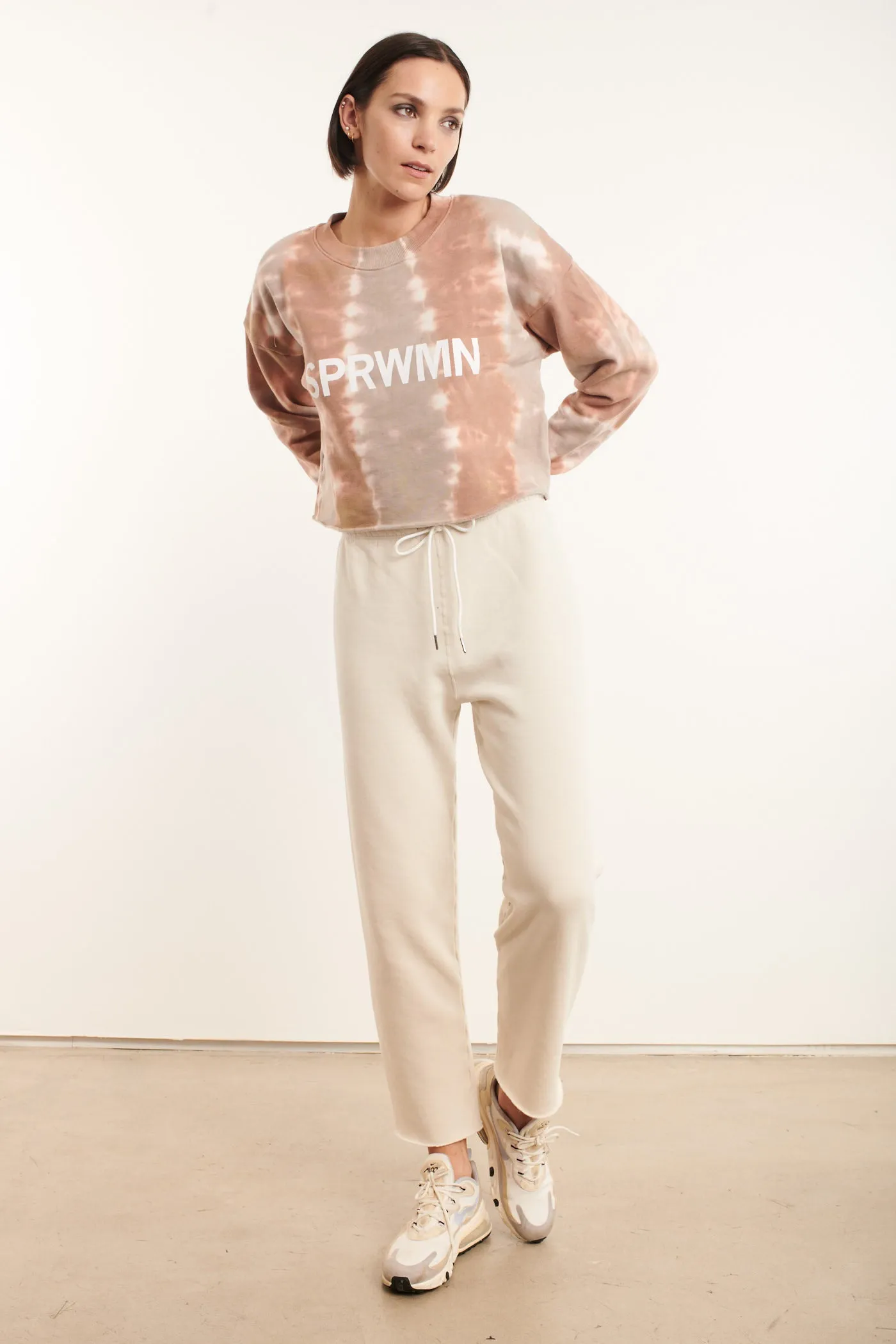 Desert Dusk Cotton Cropped Logo Sweatshirt sold by SPRWMN product image thumbnail 5