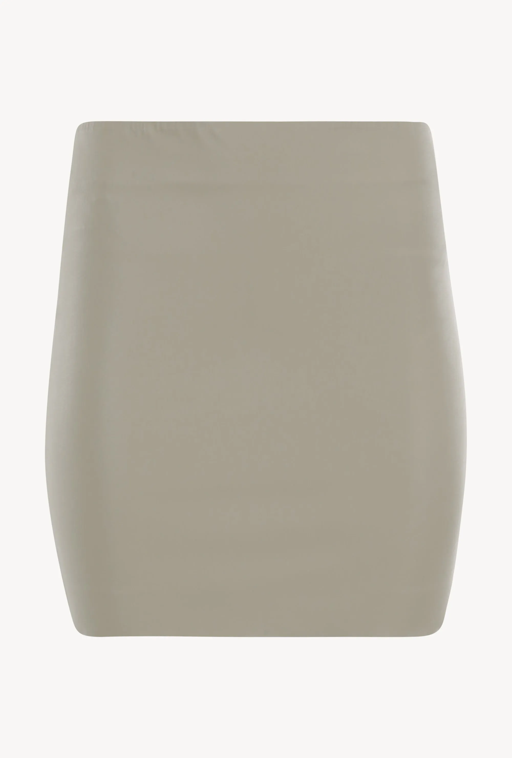 Ecru Leather Mini Skirt sold by SPRWMN