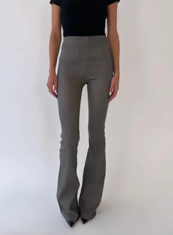 Washed Grey Patch Pocket Super Flare made by SPRWMN