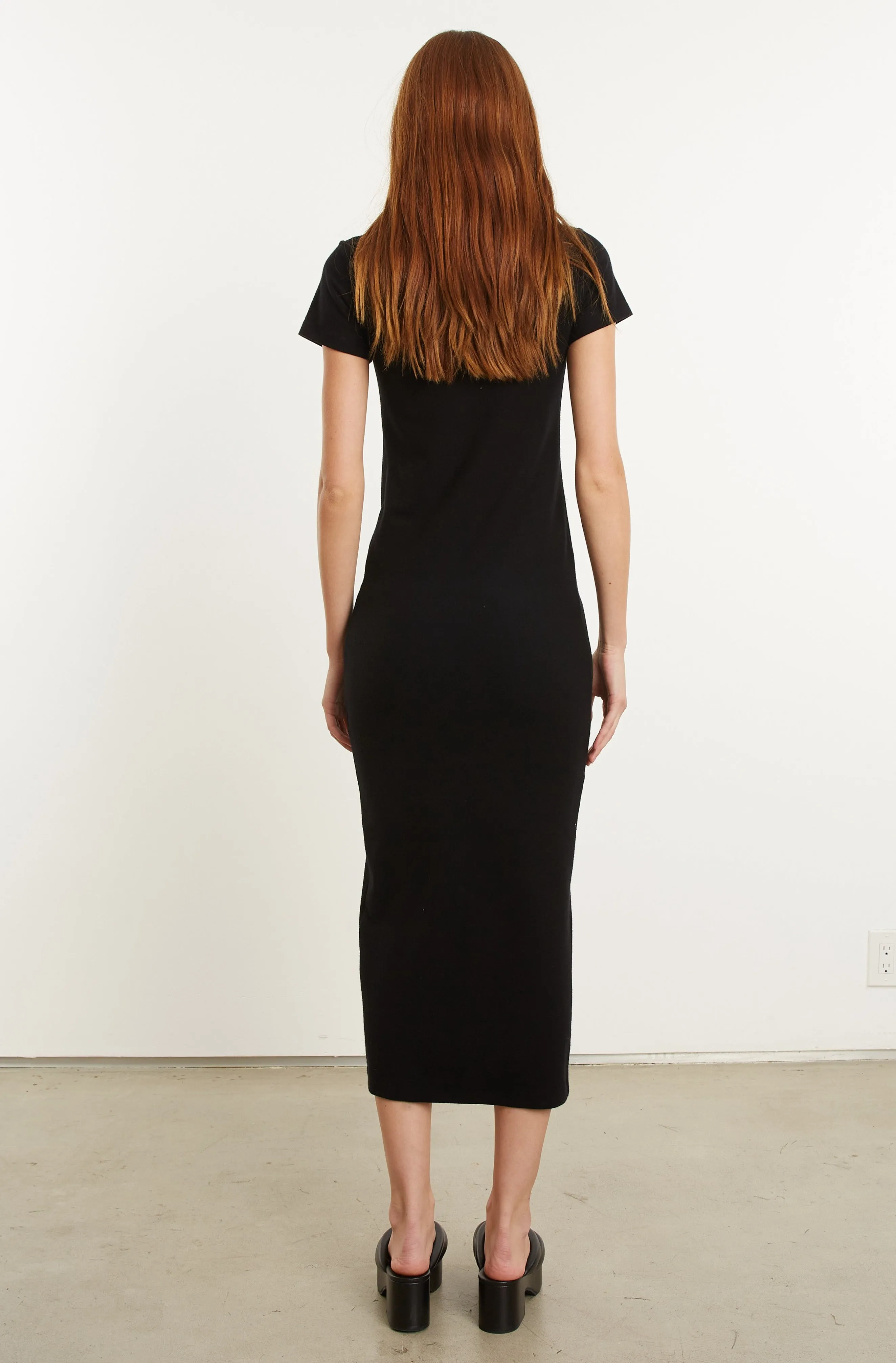 Maxi City Jersey Dress Black sold by SPRWMN product image thumbnail 3
