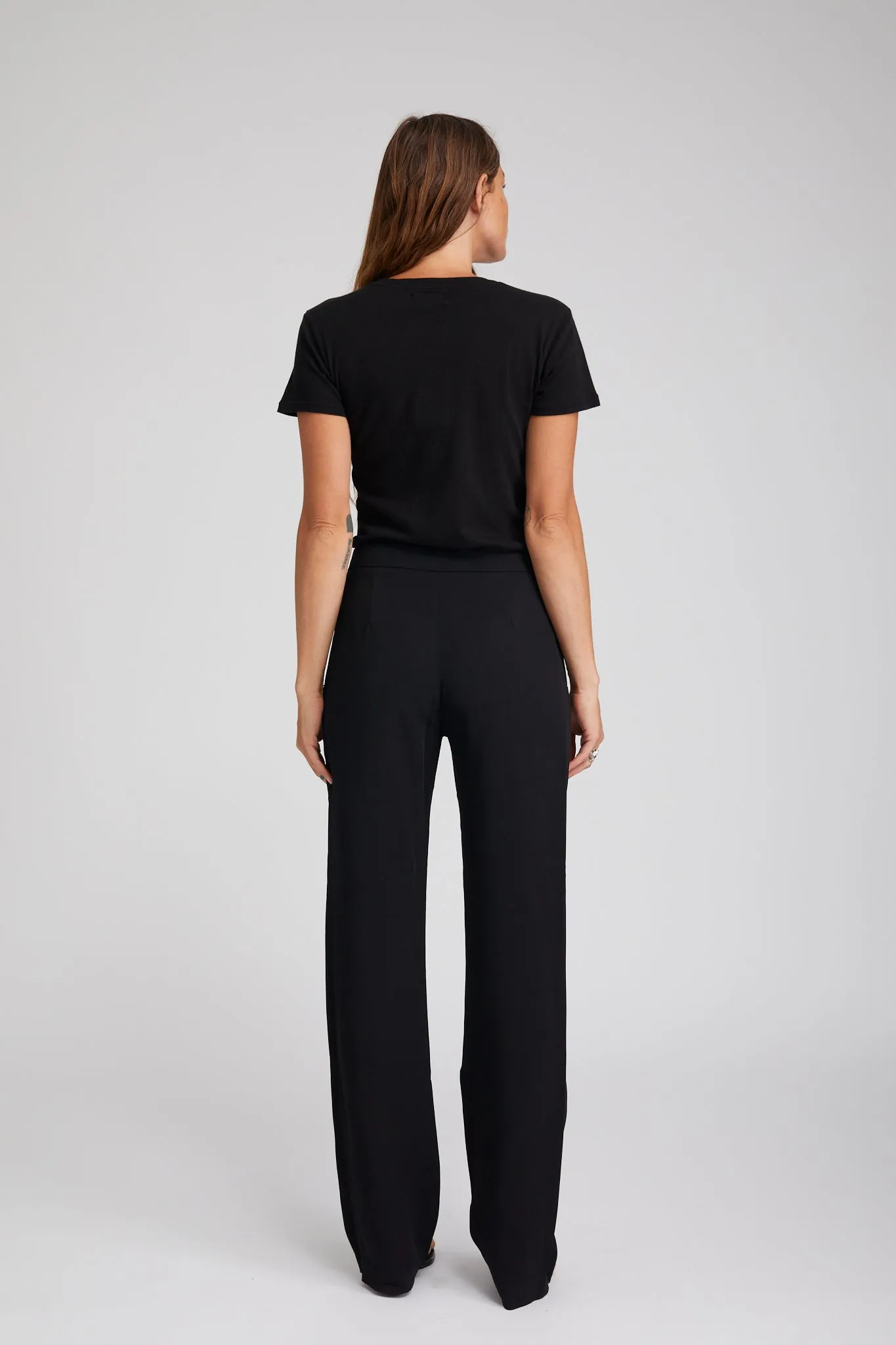Crepe Pintuck Trouser sold by SPRWMN product image thumbnail 4
