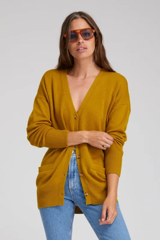 Vinaigrette Cashmere Long Cardigan sold by SPRWMN