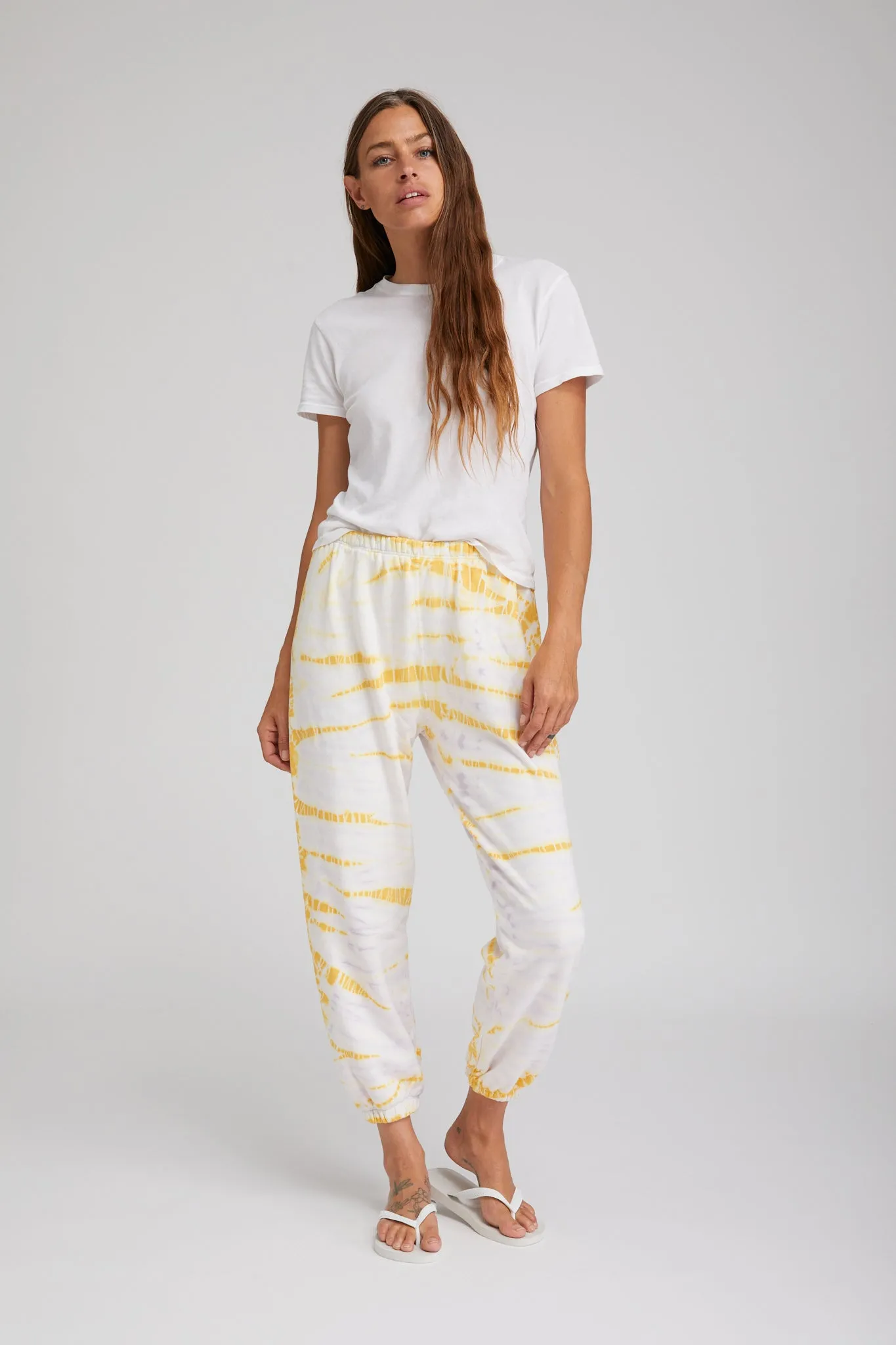 Marigold Marble Tri-Blend Sweatpants sold by SPRWMN product image thumbnail 2