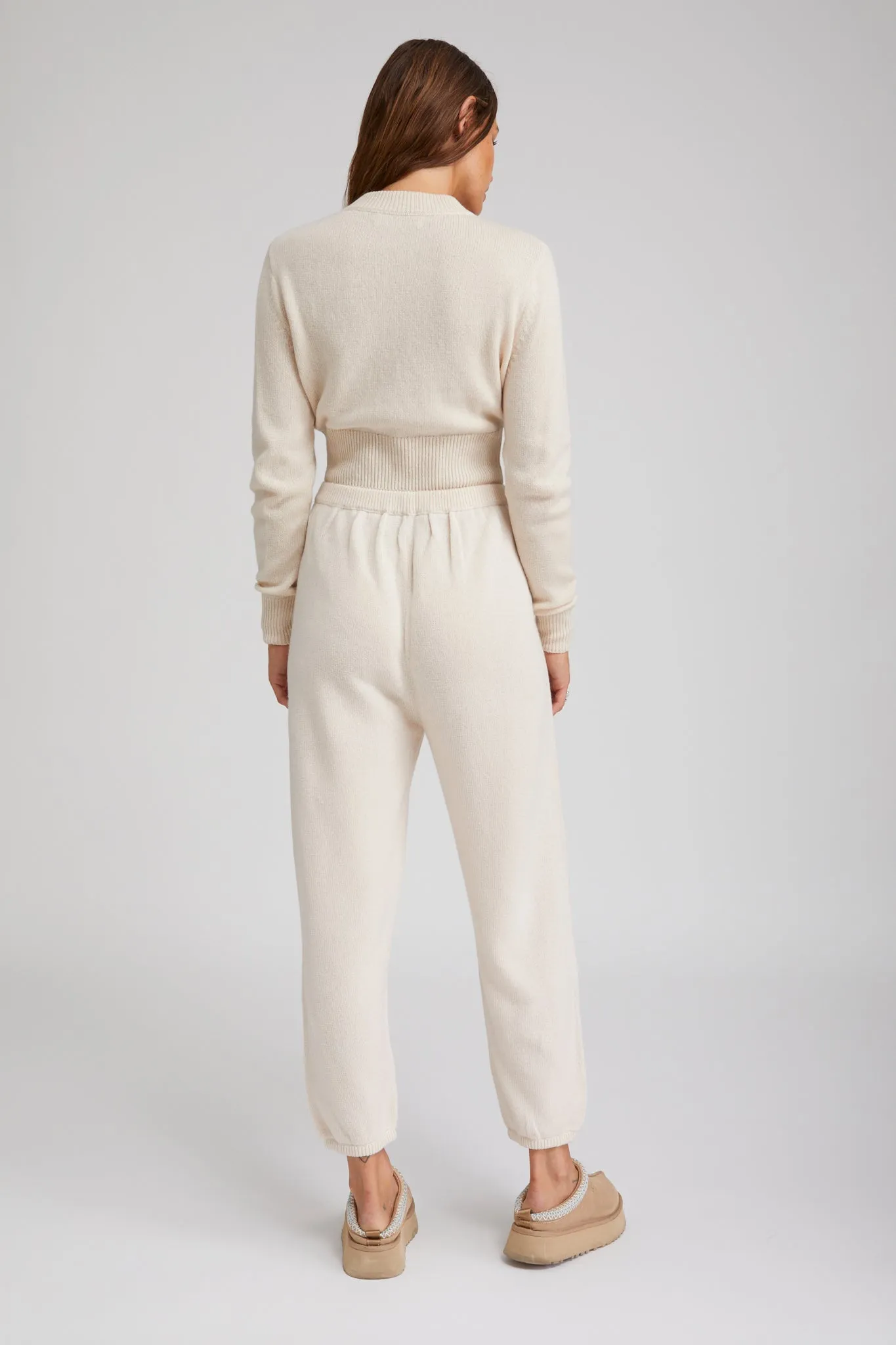 Vintage White Cashmere Cropped Sweater sold by SPRWMN product image thumbnail 3