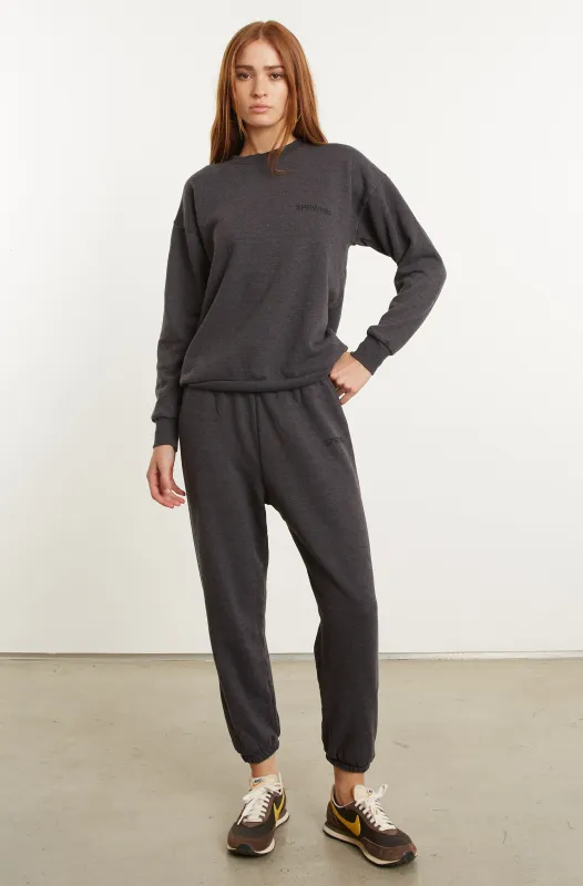 Vintage Black Logo Sweatpants sold by SPRWMN