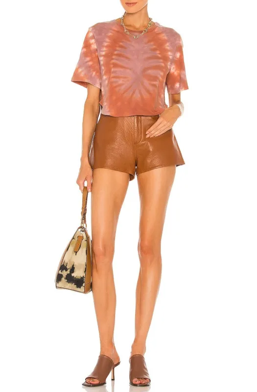 Desert Tie Dye Cropped Tee sold by SPRWMN