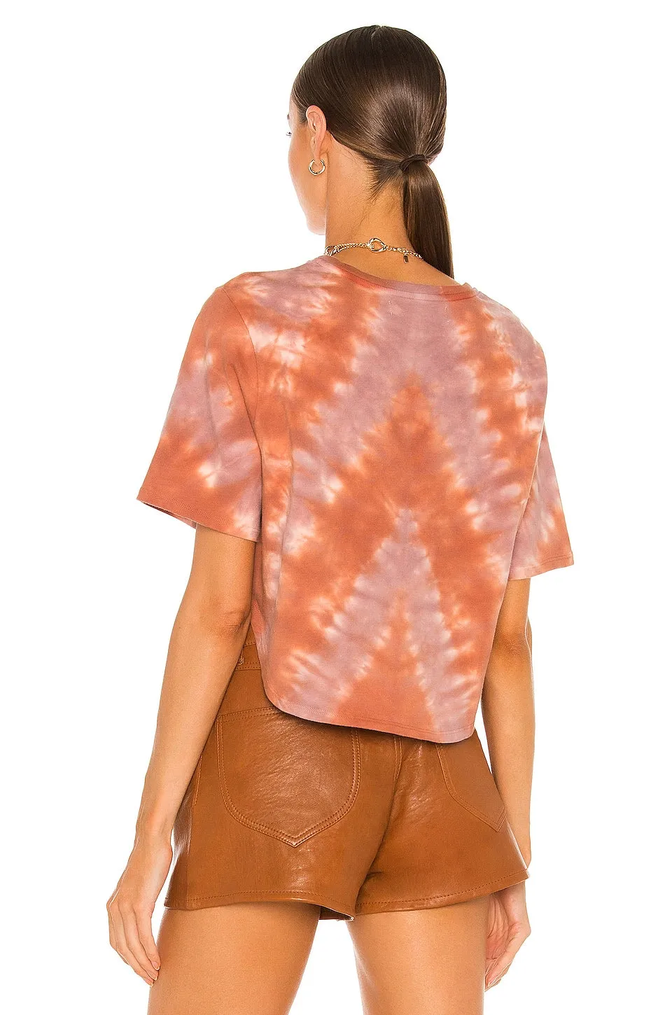 Desert Tie Dye Cropped Tee sold by SPRWMN product image thumbnail 4