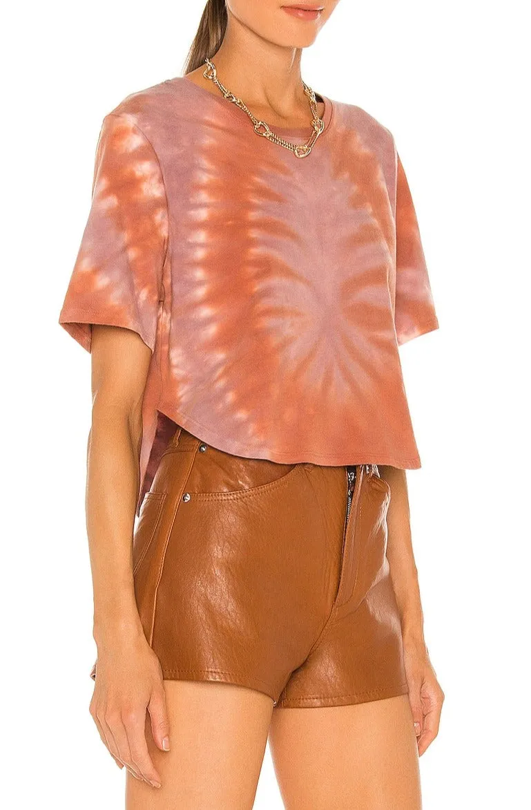 Desert Tie Dye Cropped Tee sold by SPRWMN product image thumbnail 3