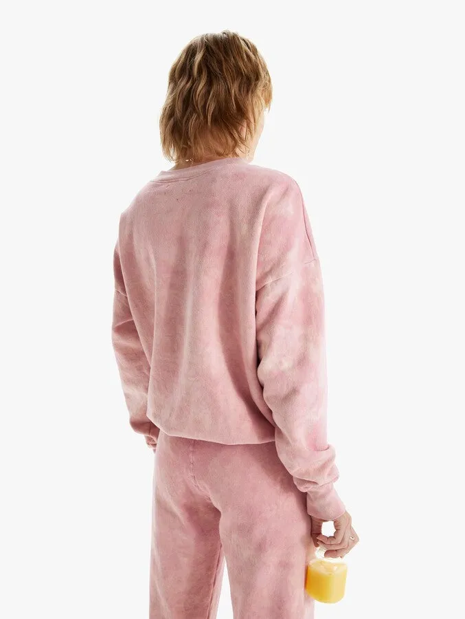 Rose Marble Cotton Tiny Logo Sweatshirt sold by SPRWMN product image thumbnail 2