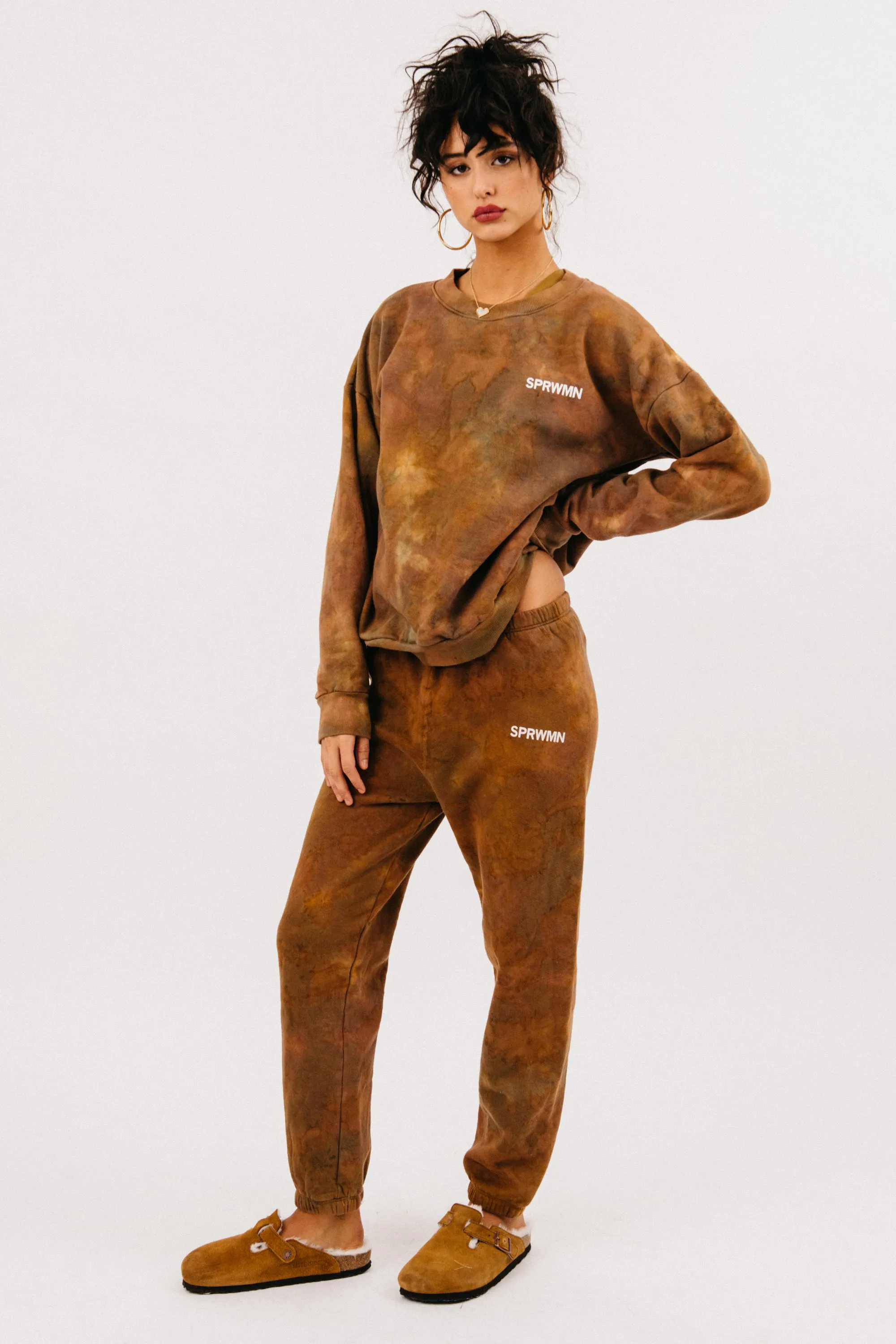 Army Marble Cotton Tiny Logo Sweatshirt sold by SPRWMN product image thumbnail 3