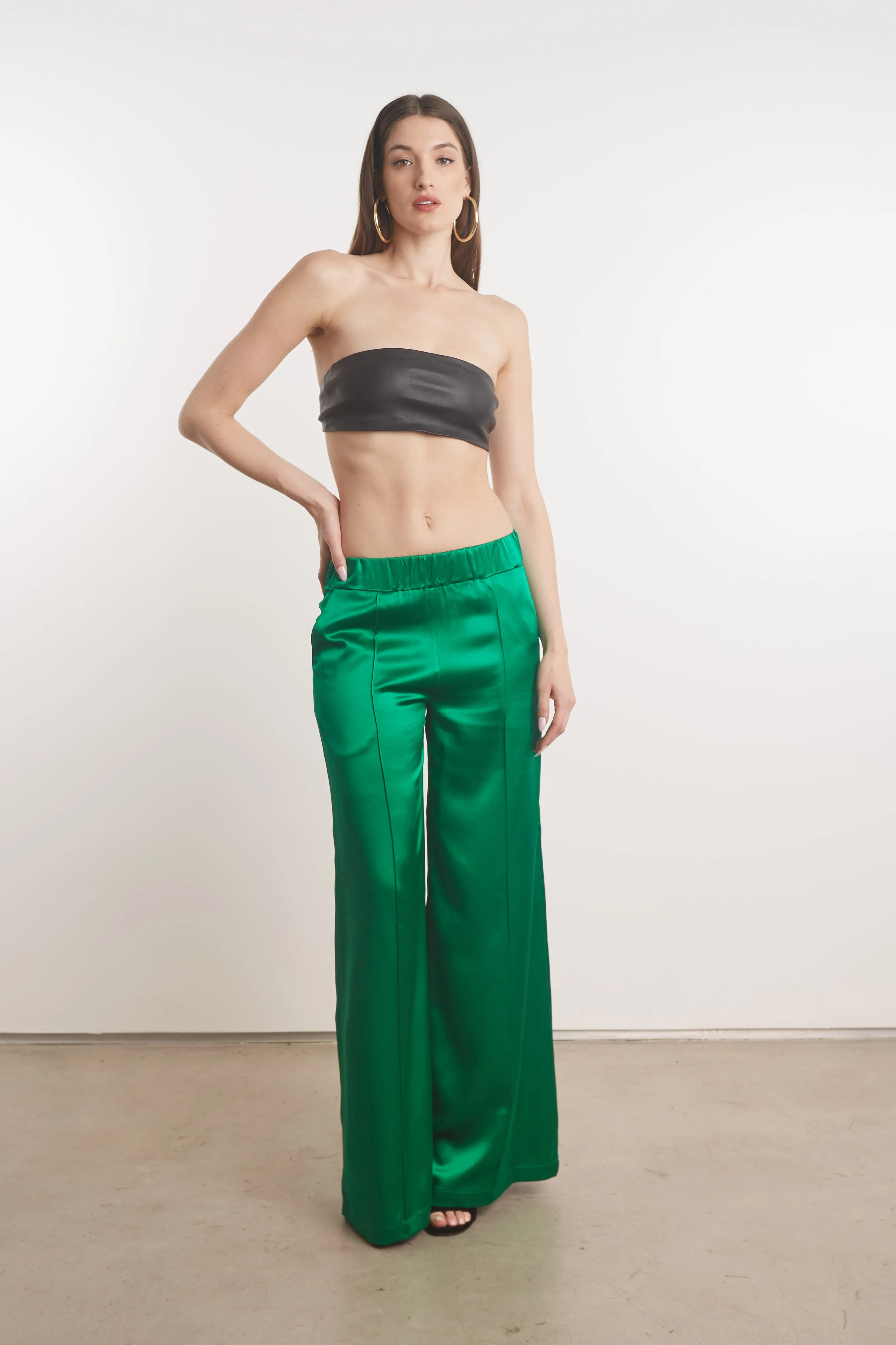 Black Leather Bandeau sold by SPRWMN product image thumbnail 5