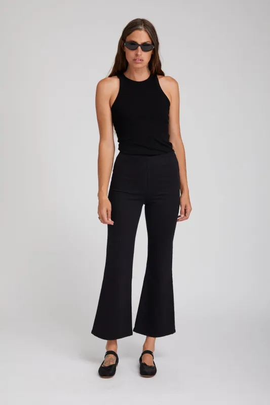 Stevie Crop Flare Denim Leggings sold by SPRWMN