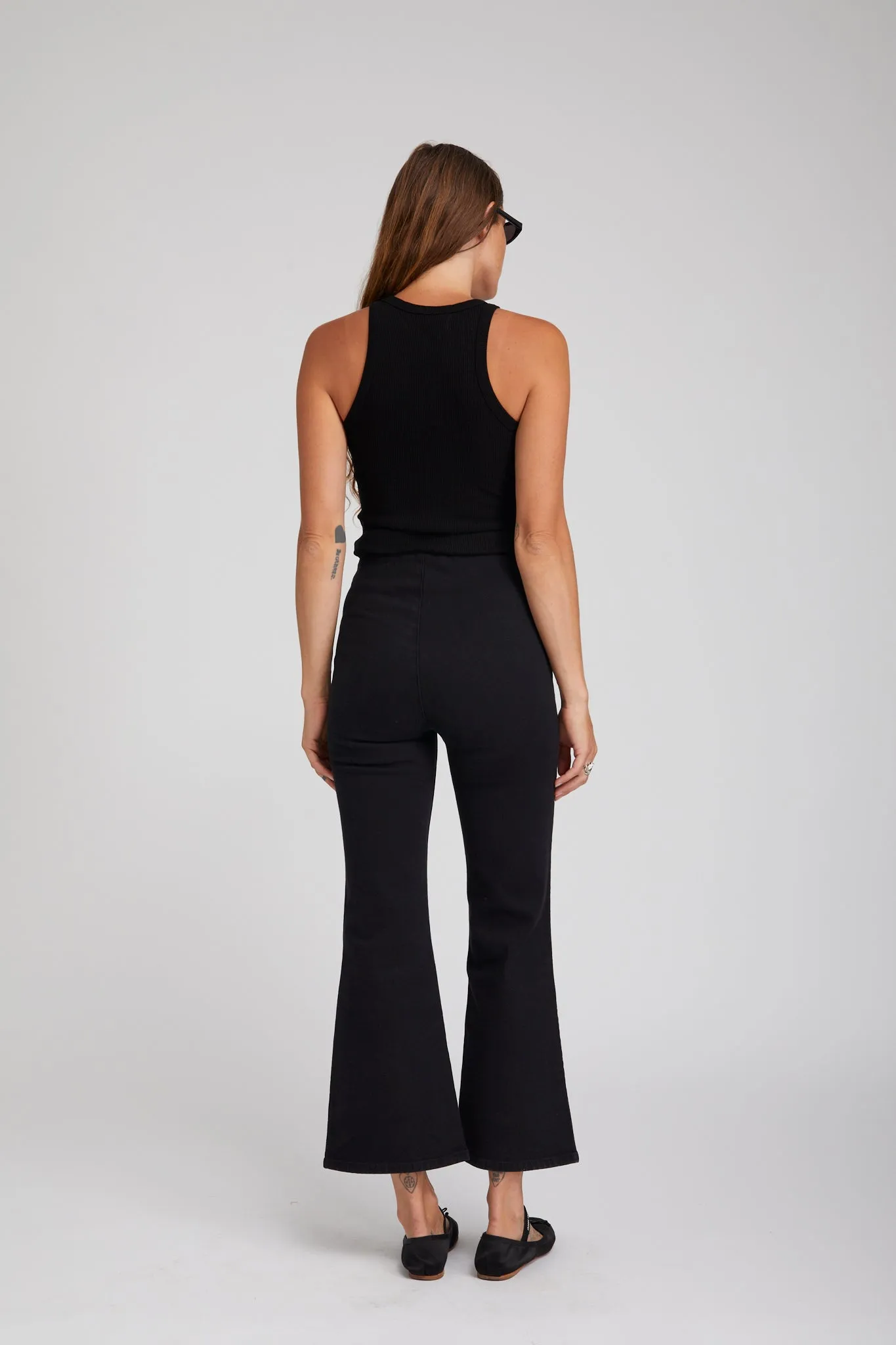 Stevie Crop Flare Denim Leggings sold by SPRWMN product image thumbnail 4