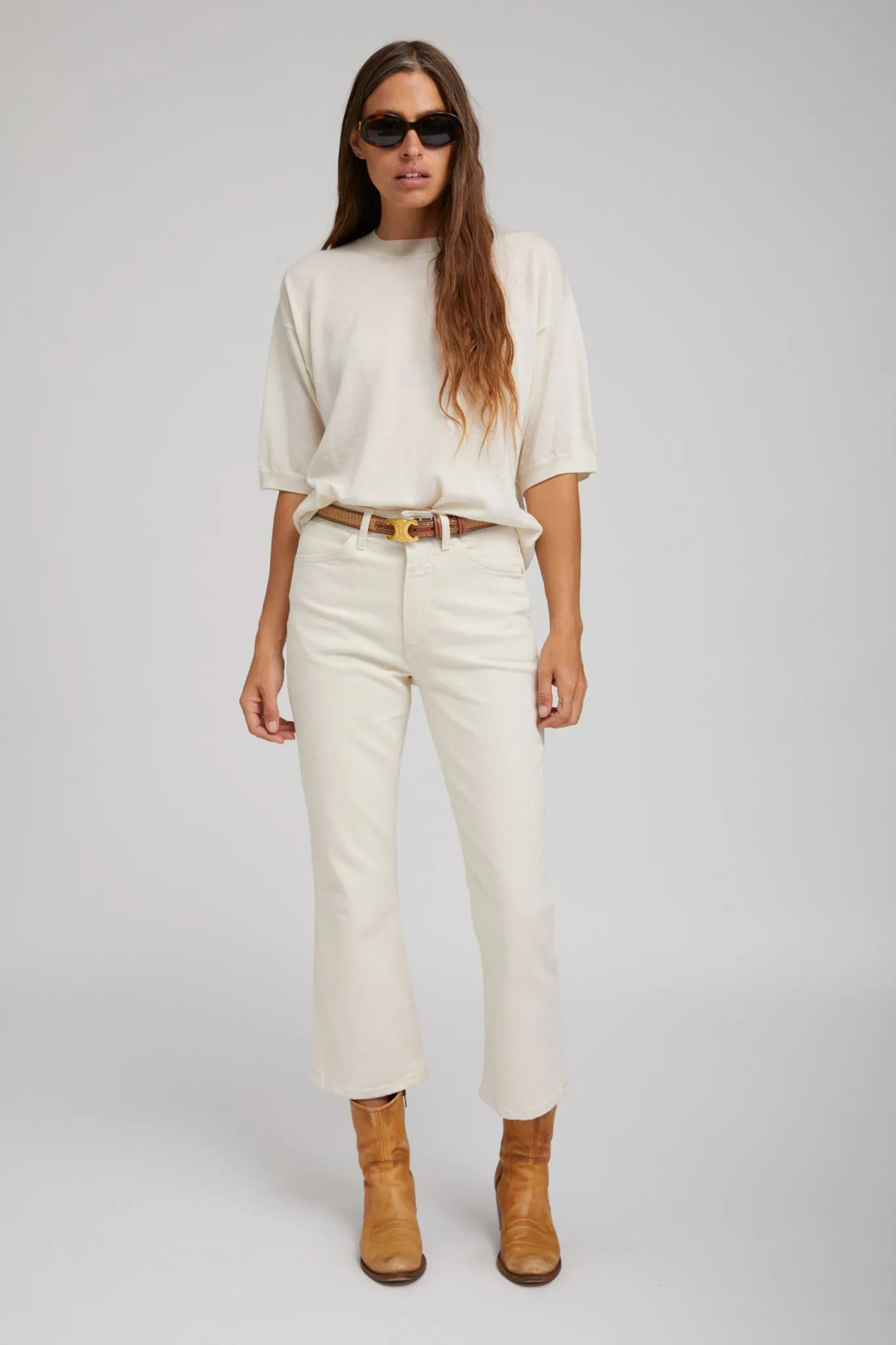 Crop Flare Denim sold by SPRWMN product image thumbnail 2