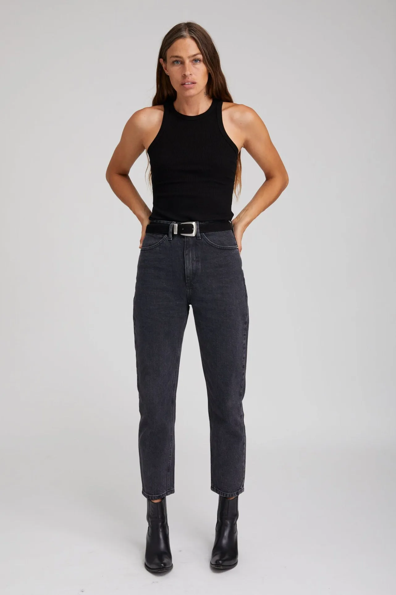 Simone Tapered Straight Leg Denim sold by SPRWMN product image thumbnail 3