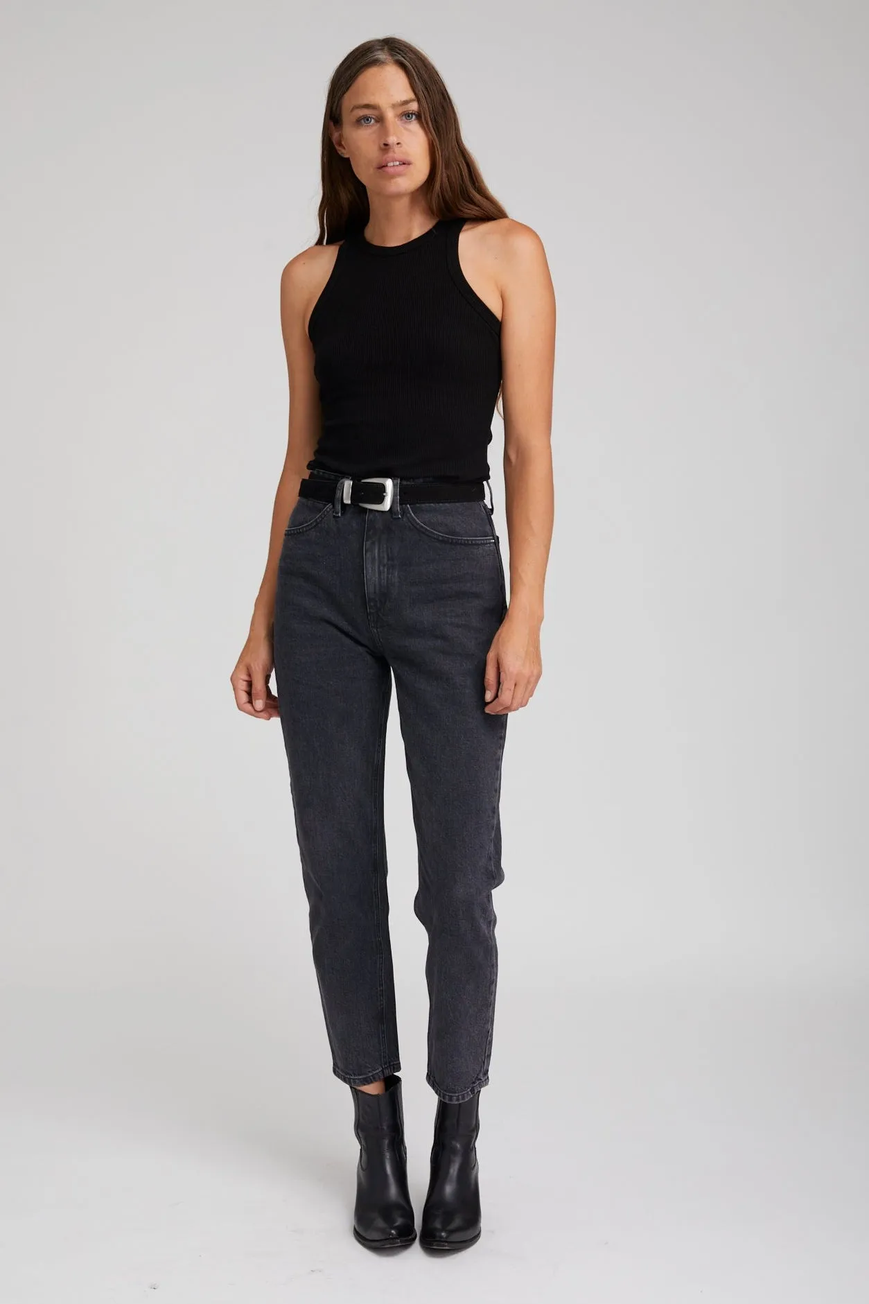 Simone Tapered Straight Leg Denim sold by SPRWMN
